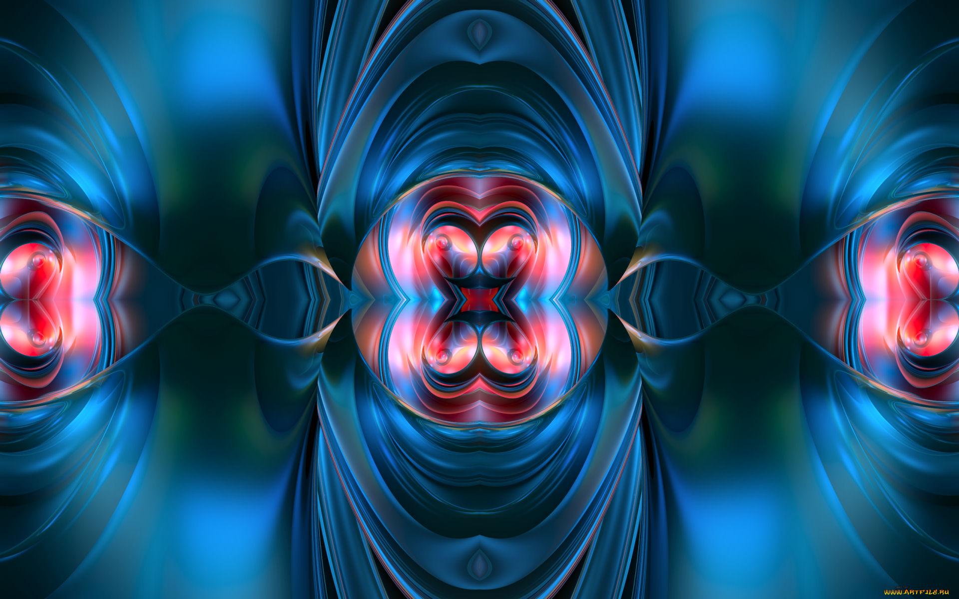 3д, графика, fractal, фракталы, узор