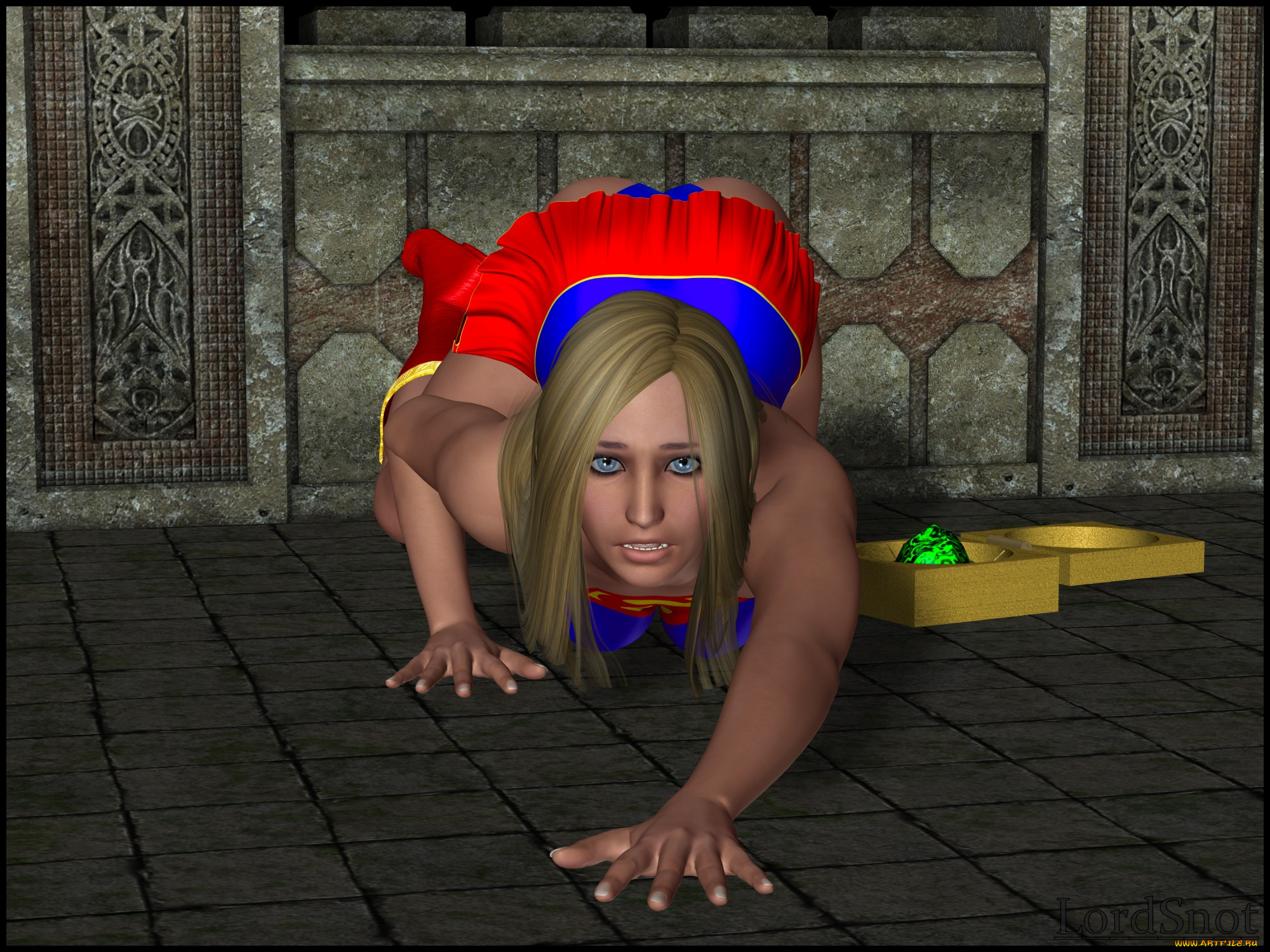 3д, графика, fantasy, фантазия, lordsnot, девушка