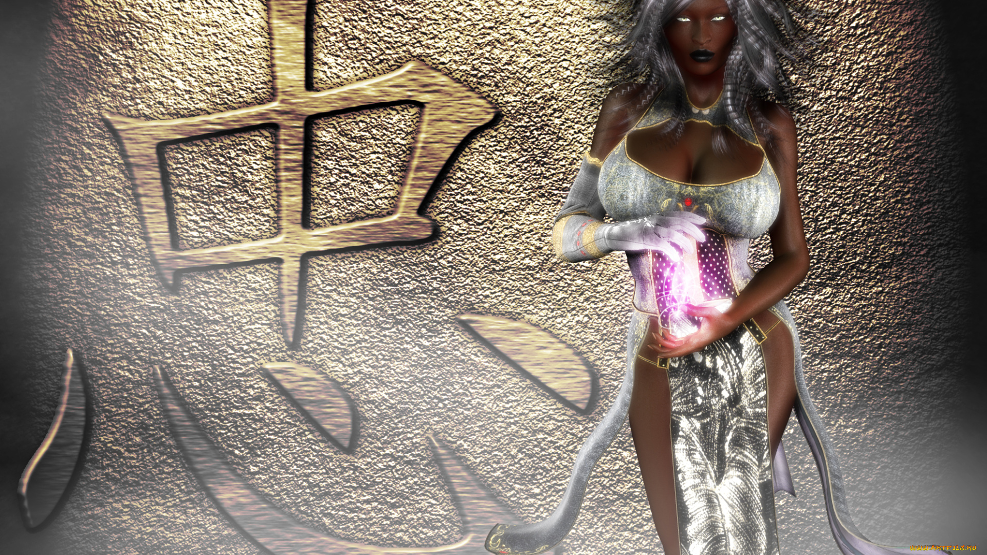 3д, графика, фантазия, , fantasy, взгляд, девушка