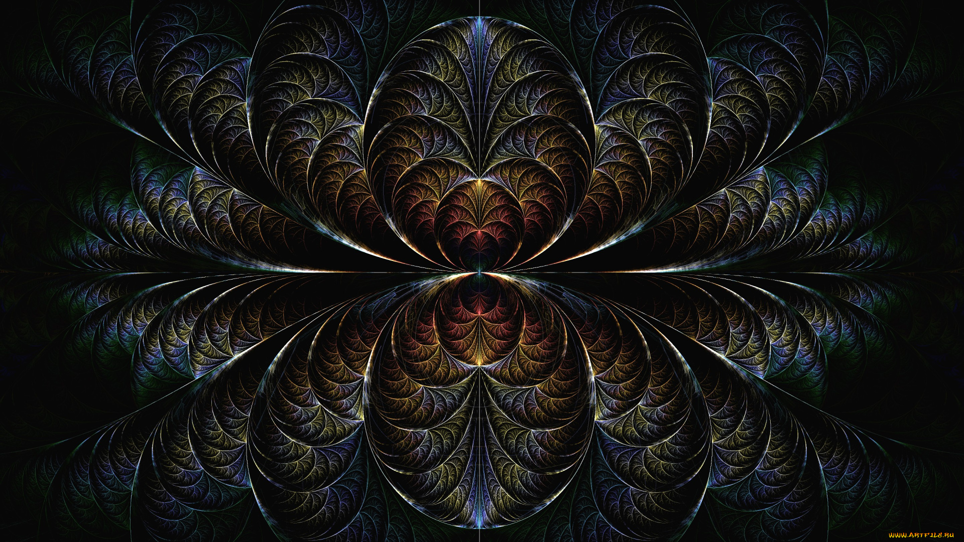 3д, графика, фракталы, , fractal, узор, фон, цвета