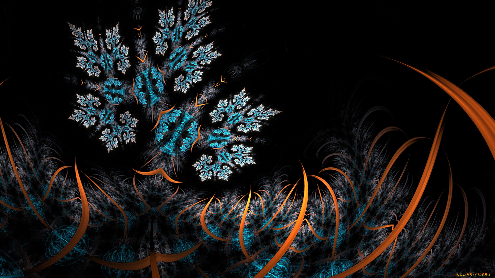 3д, графика, фракталы, , fractal, узор, фон, цвета