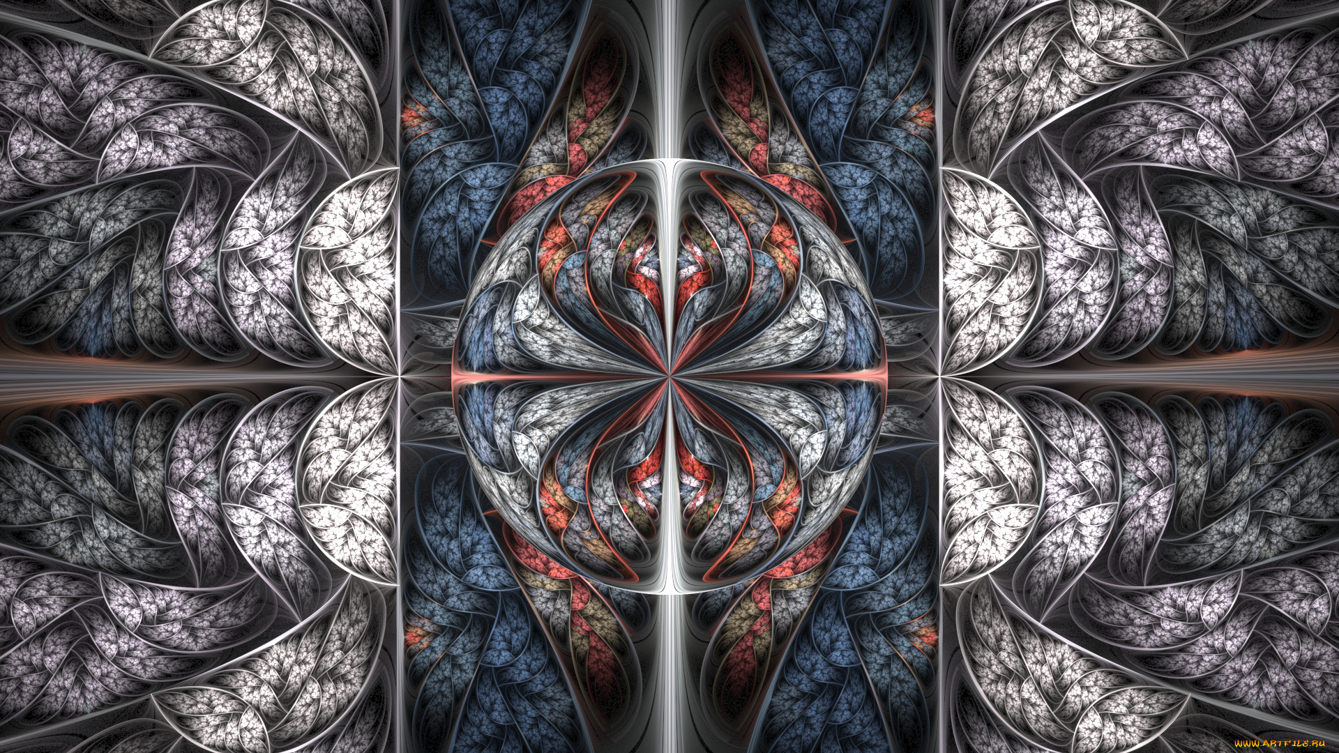 3д, графика, фракталы, , fractal, узор, фон, цвета