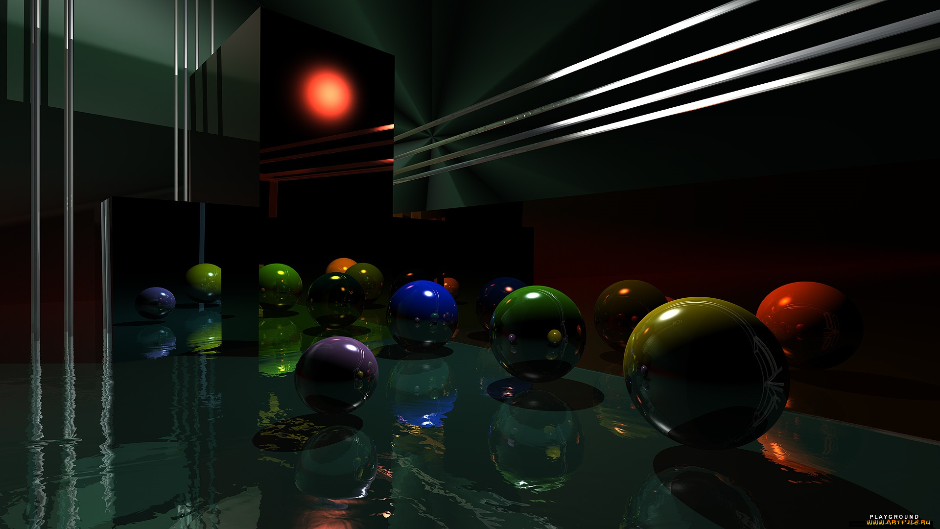 3д, графика, шары, , balls, шары