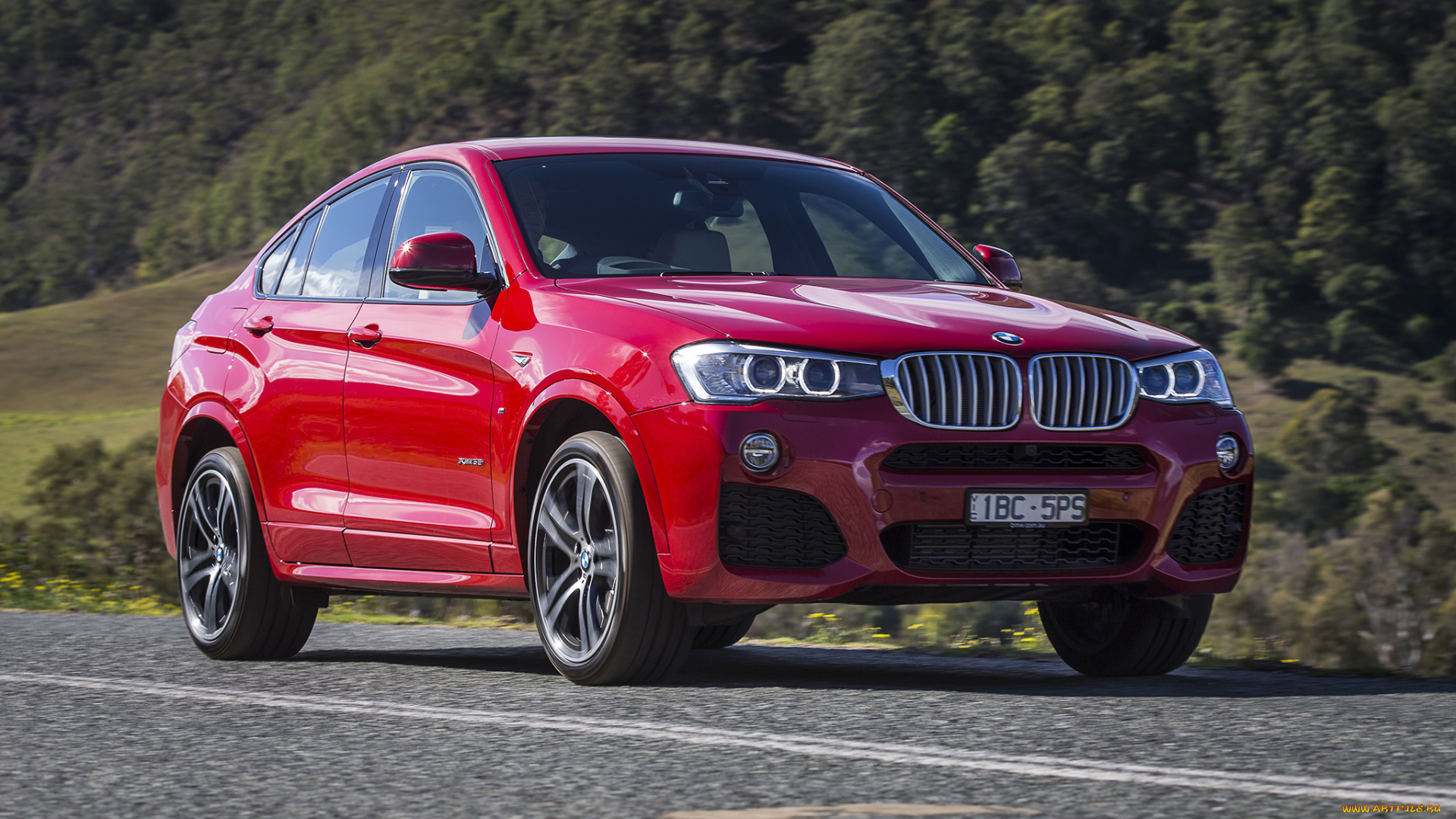 автомобили, bmw, xdrive35i, m, sports, x4, au-spec, 2014г, красный, package