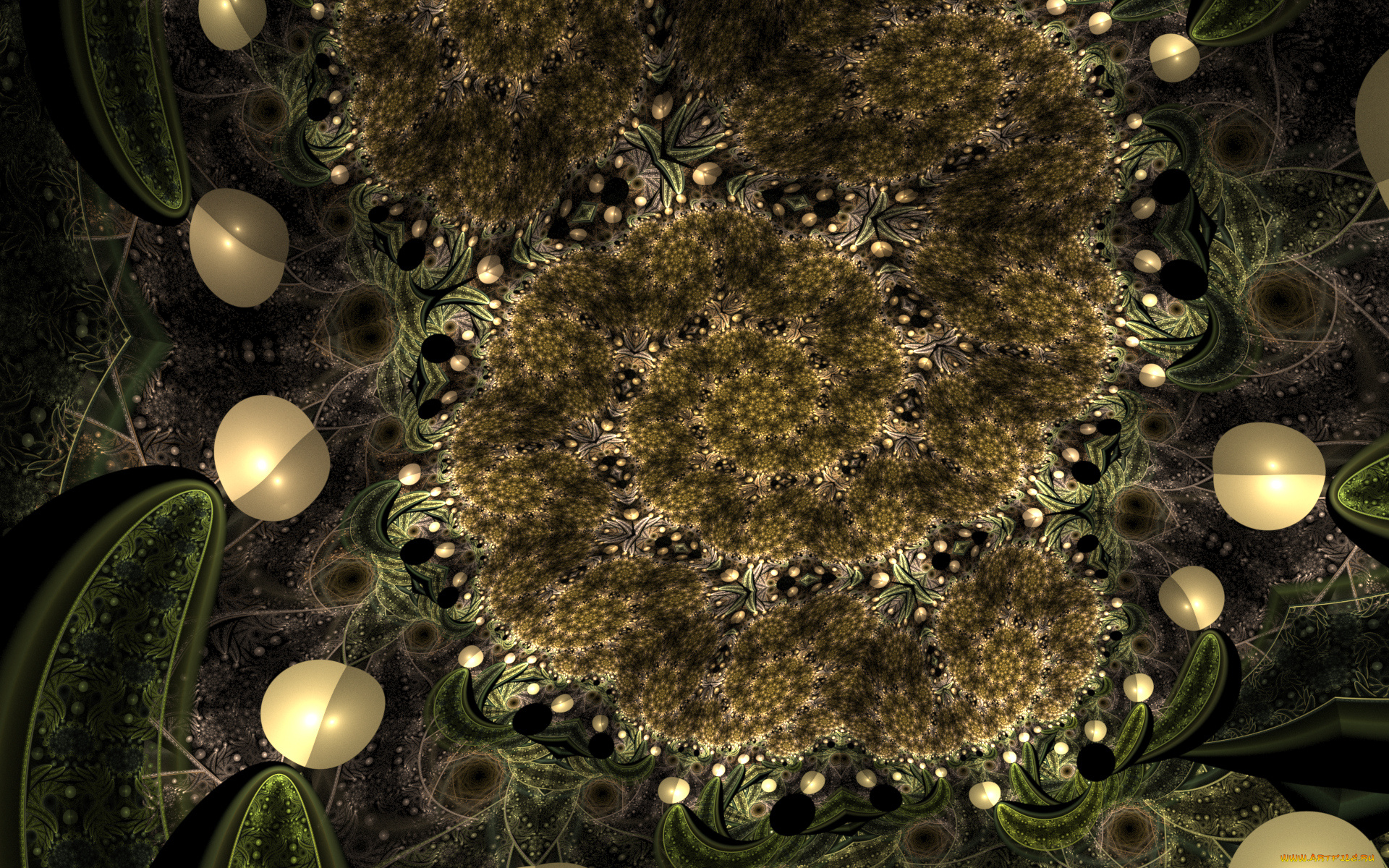 3д, графика, фракталы, , fractal, узор, фон, цвета