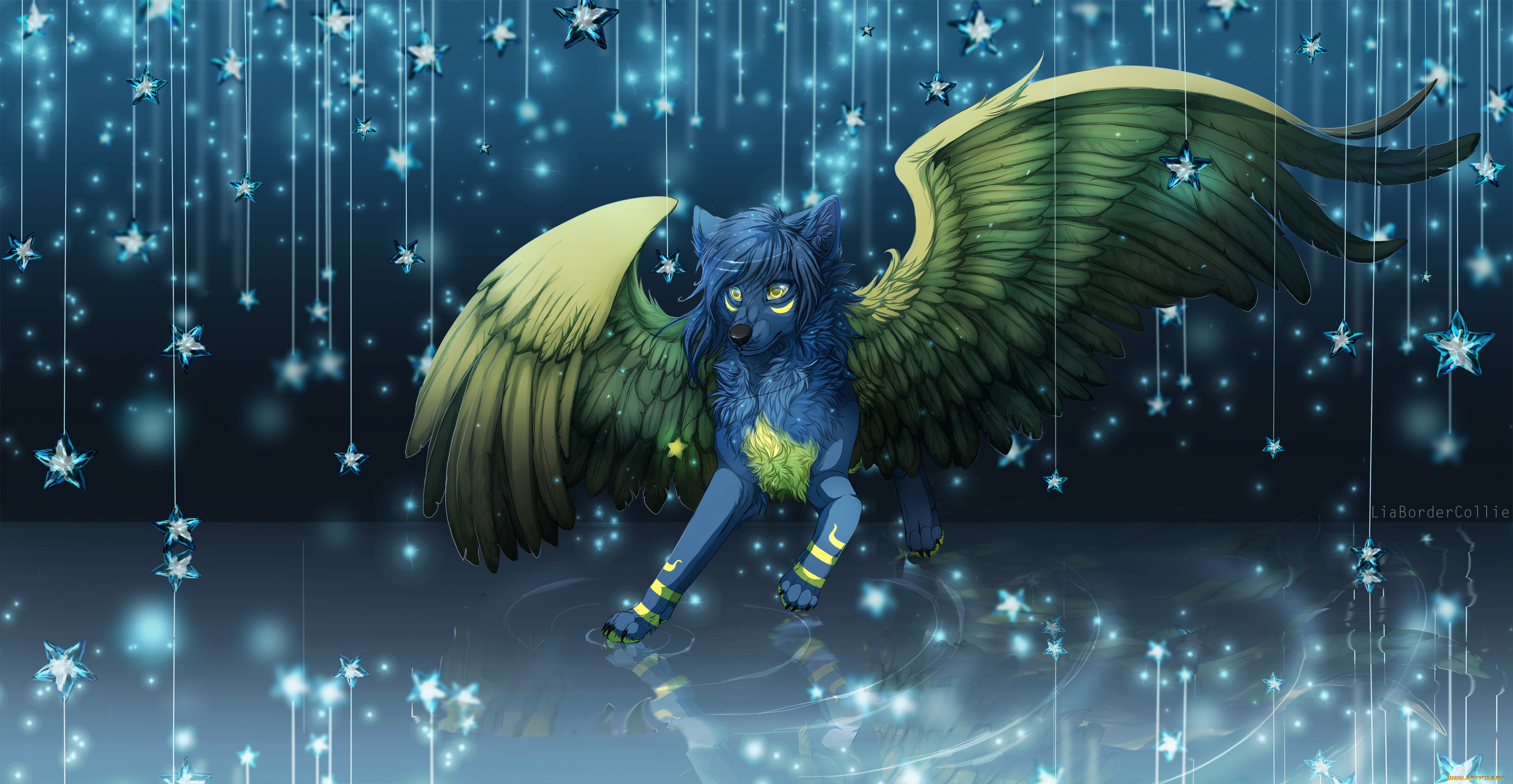 рисованные, животные, , сказочные, , мифические, крылья, животное