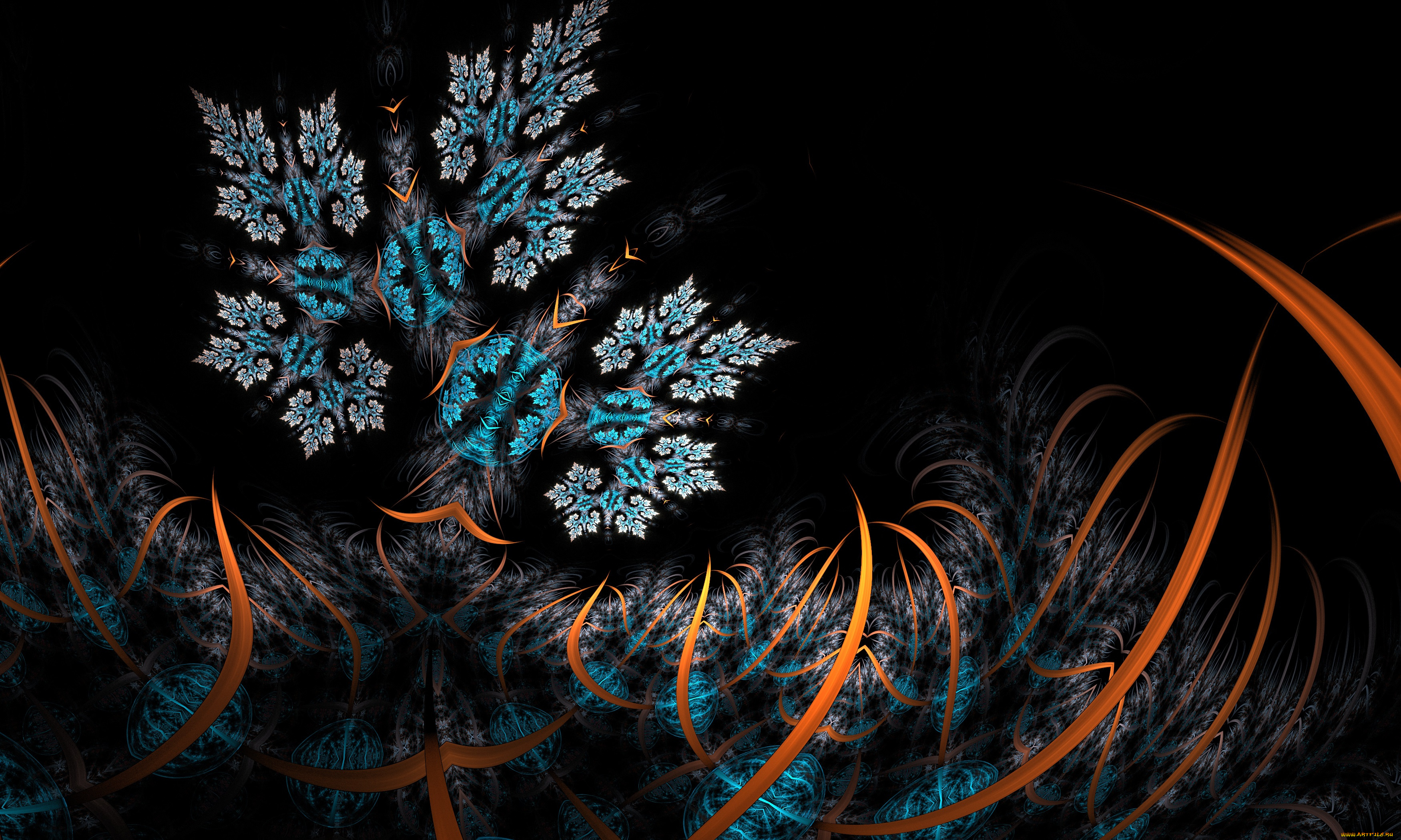 3д, графика, фракталы, , fractal, узор, фон, цвета