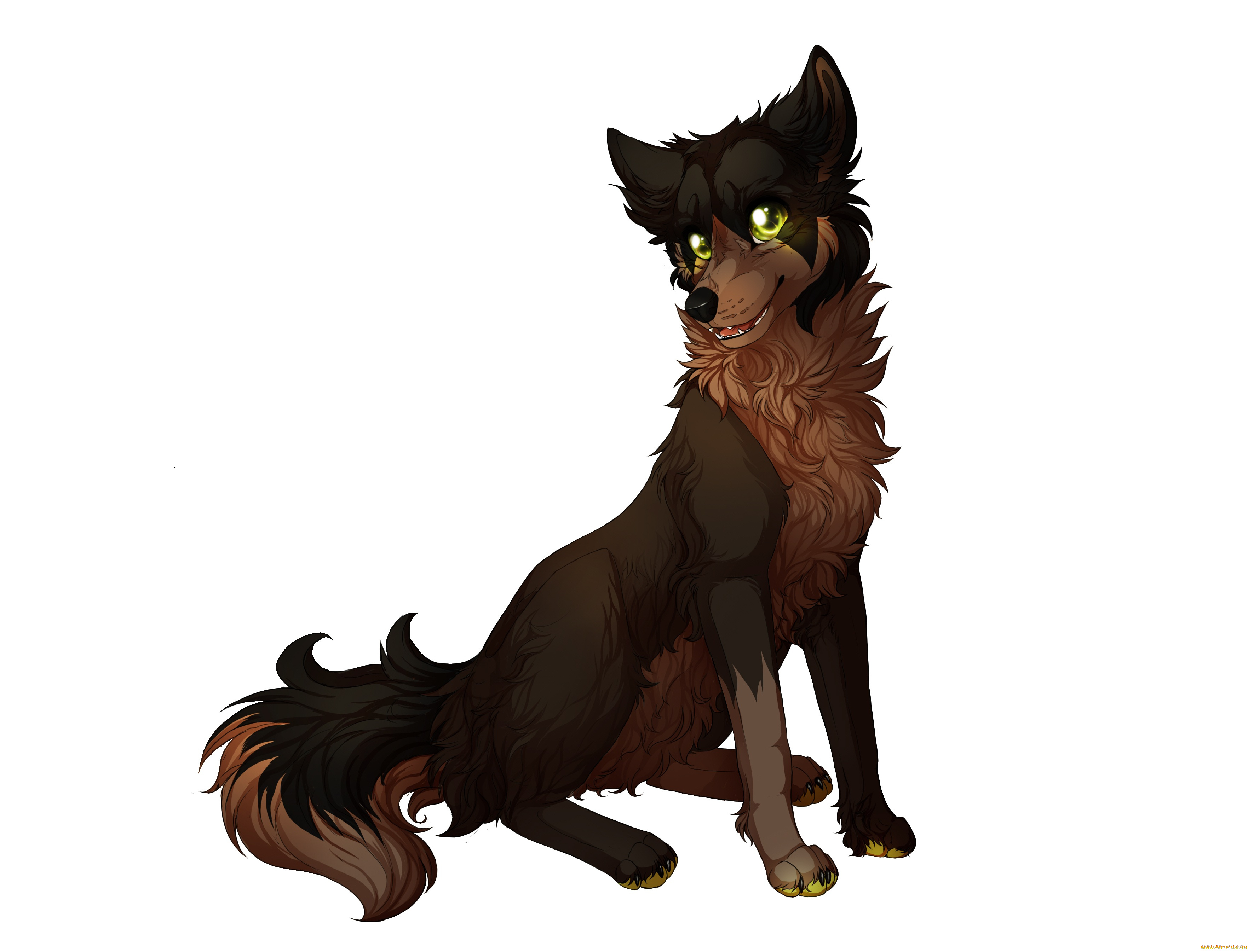 рисованные, животные, , собаки, белый, фон, животное