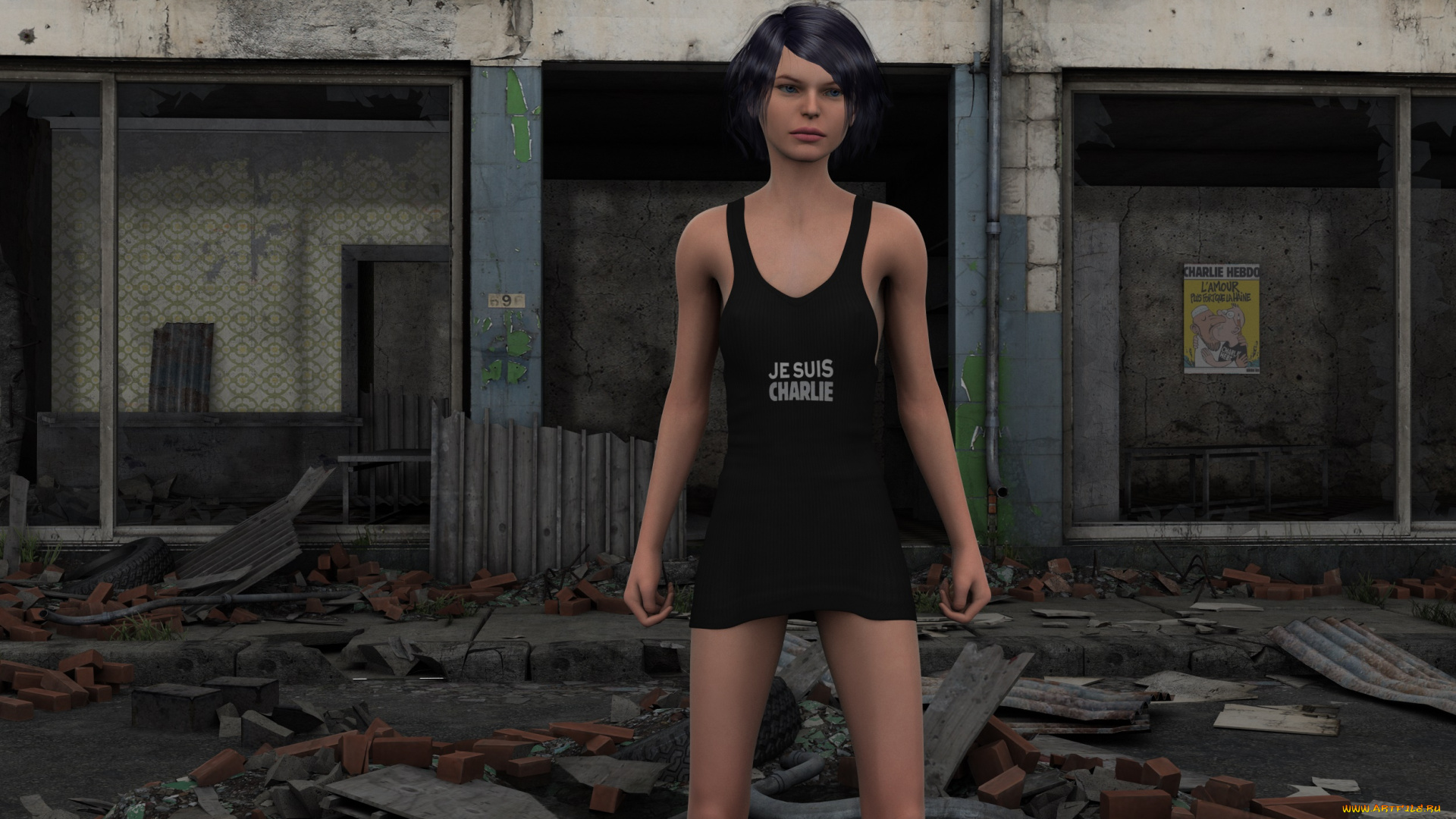 3д, графика, люди, , people, девушка, взгляд, фон