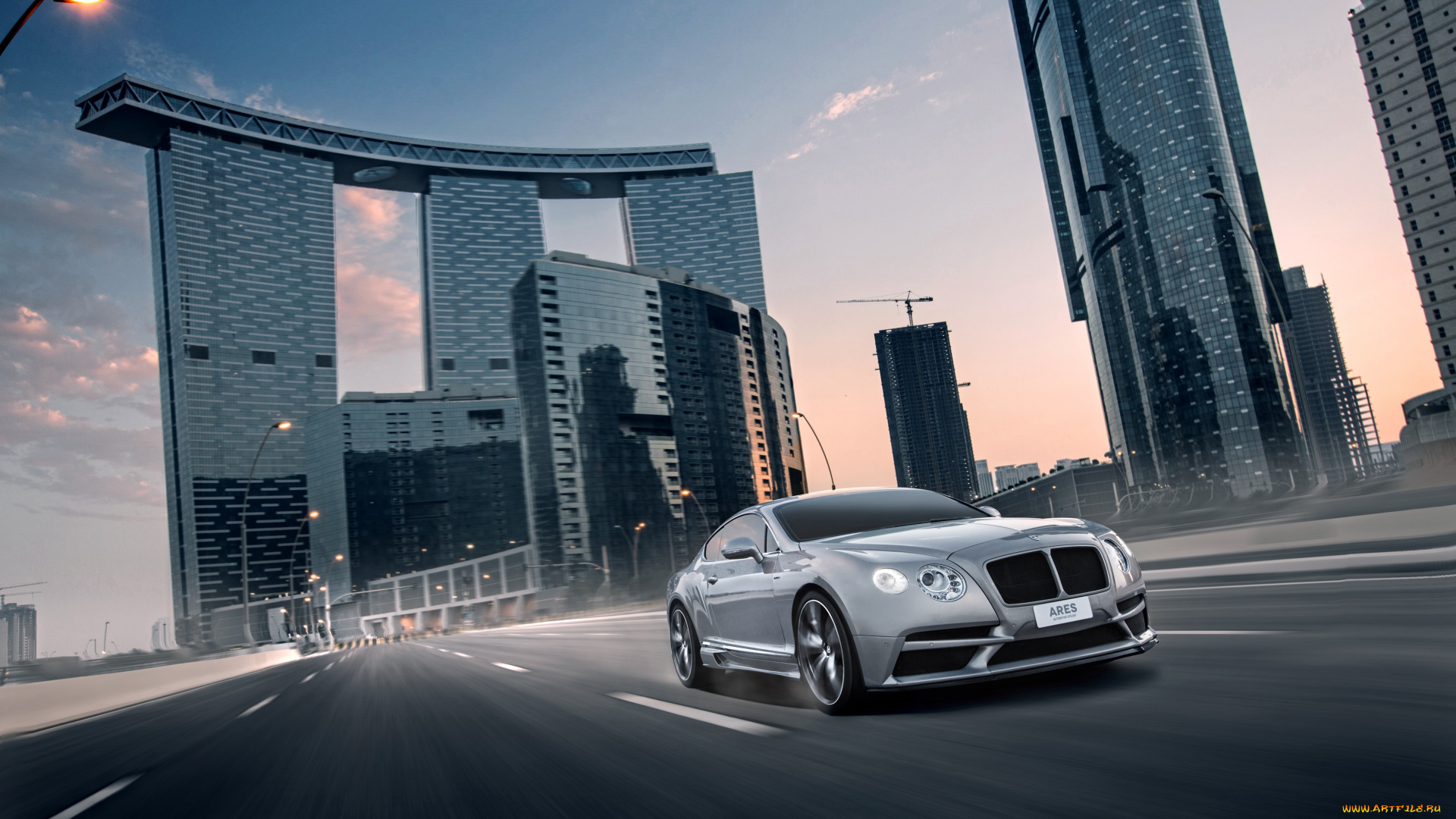 автомобили, bentley, ares, design, 2014г, continental, gt