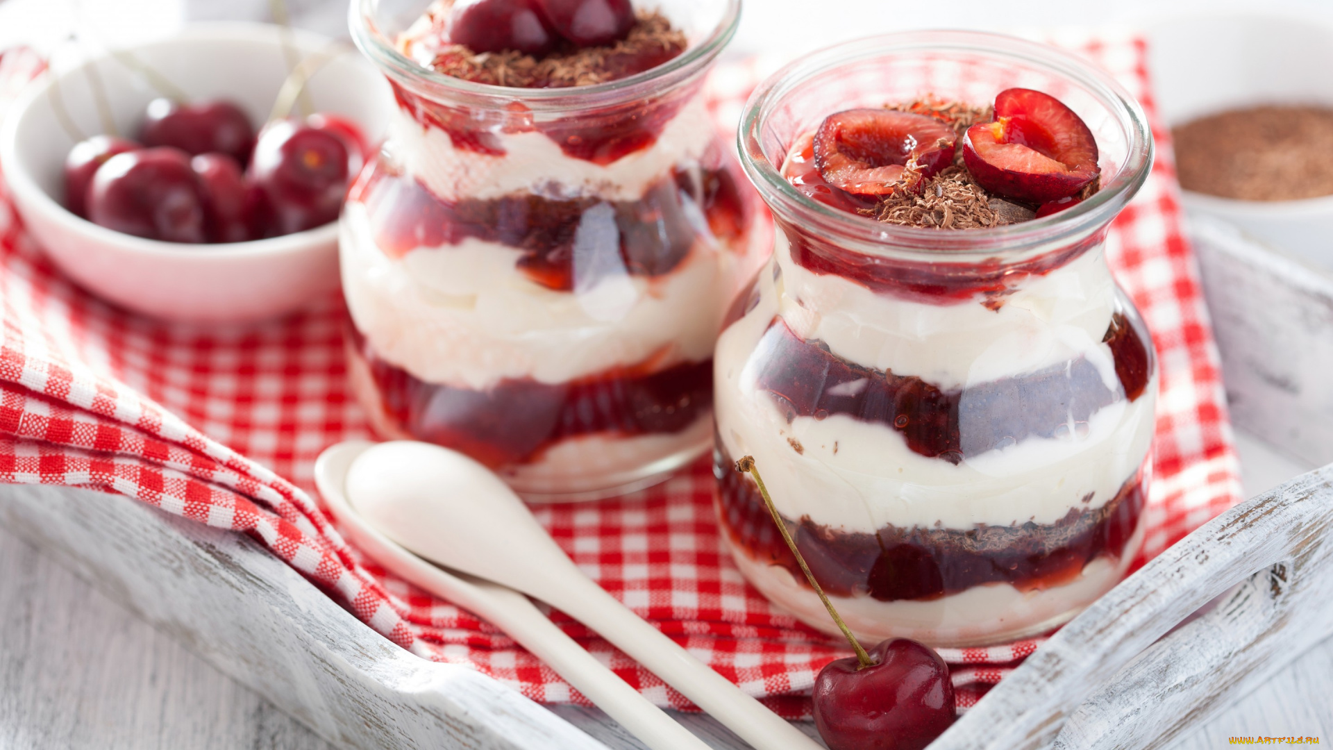 еда, мороженое, , десерты, sweet, milk, dessert, десерт, йогурт, черешня, cherry, yogurt