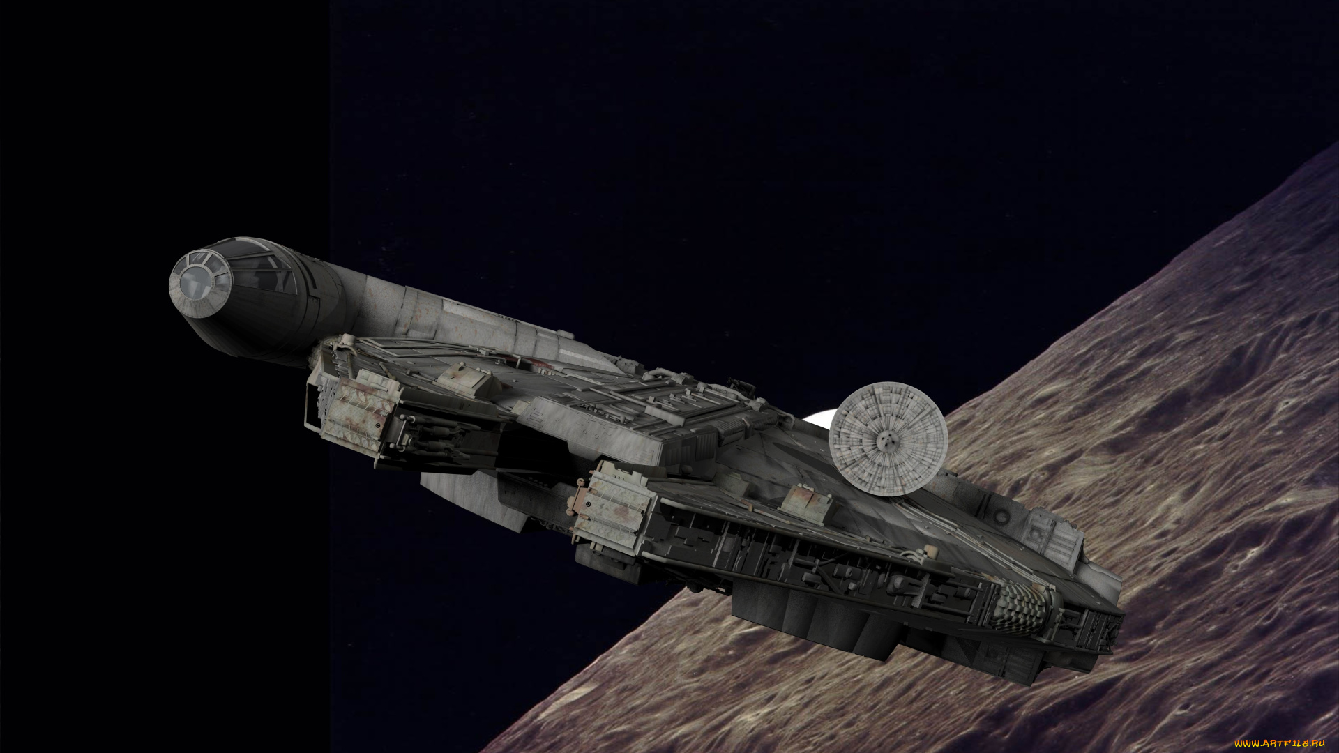 космос, арт, millennium, полет, планета, вселенная, космический, корабль