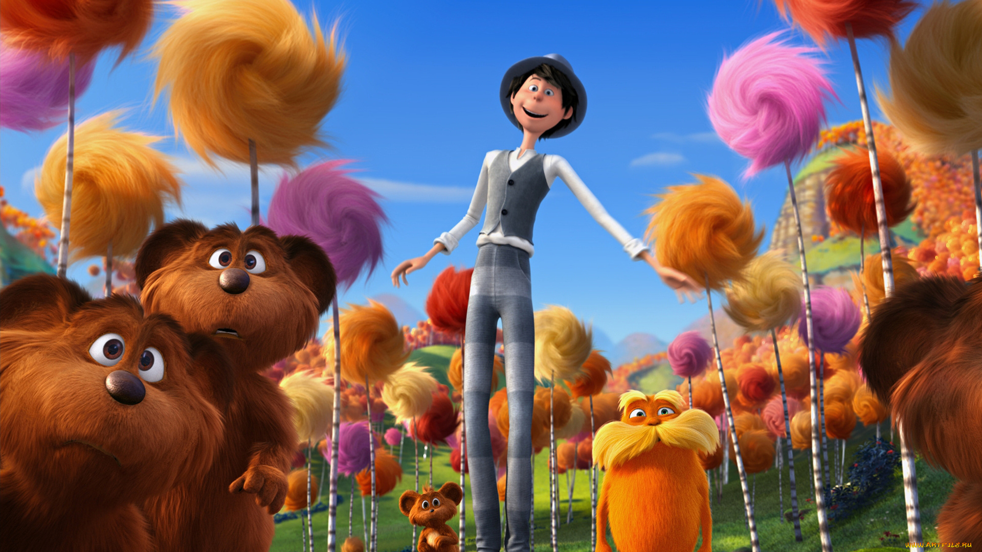 мультфильмы, dr, , seuss`, the, lorax, персонаж