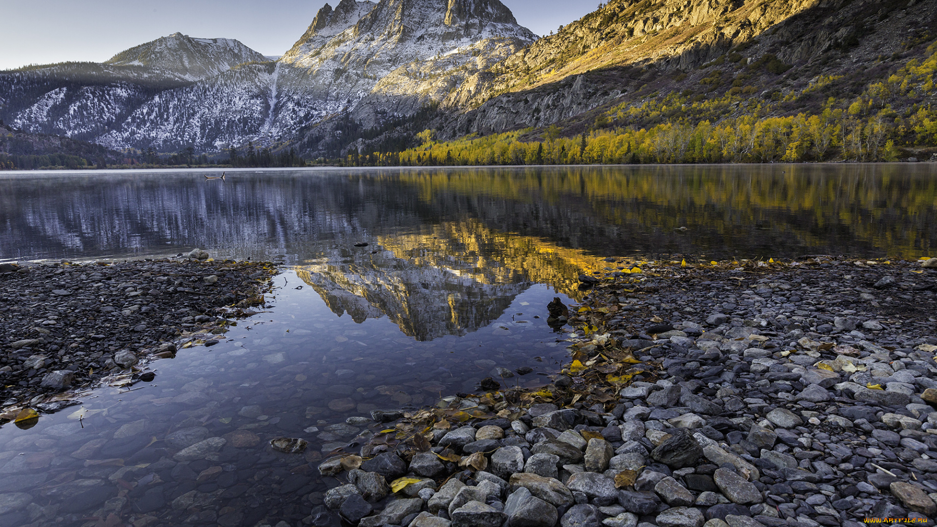 природа, реки, озера, горы, озеро, камни, лес