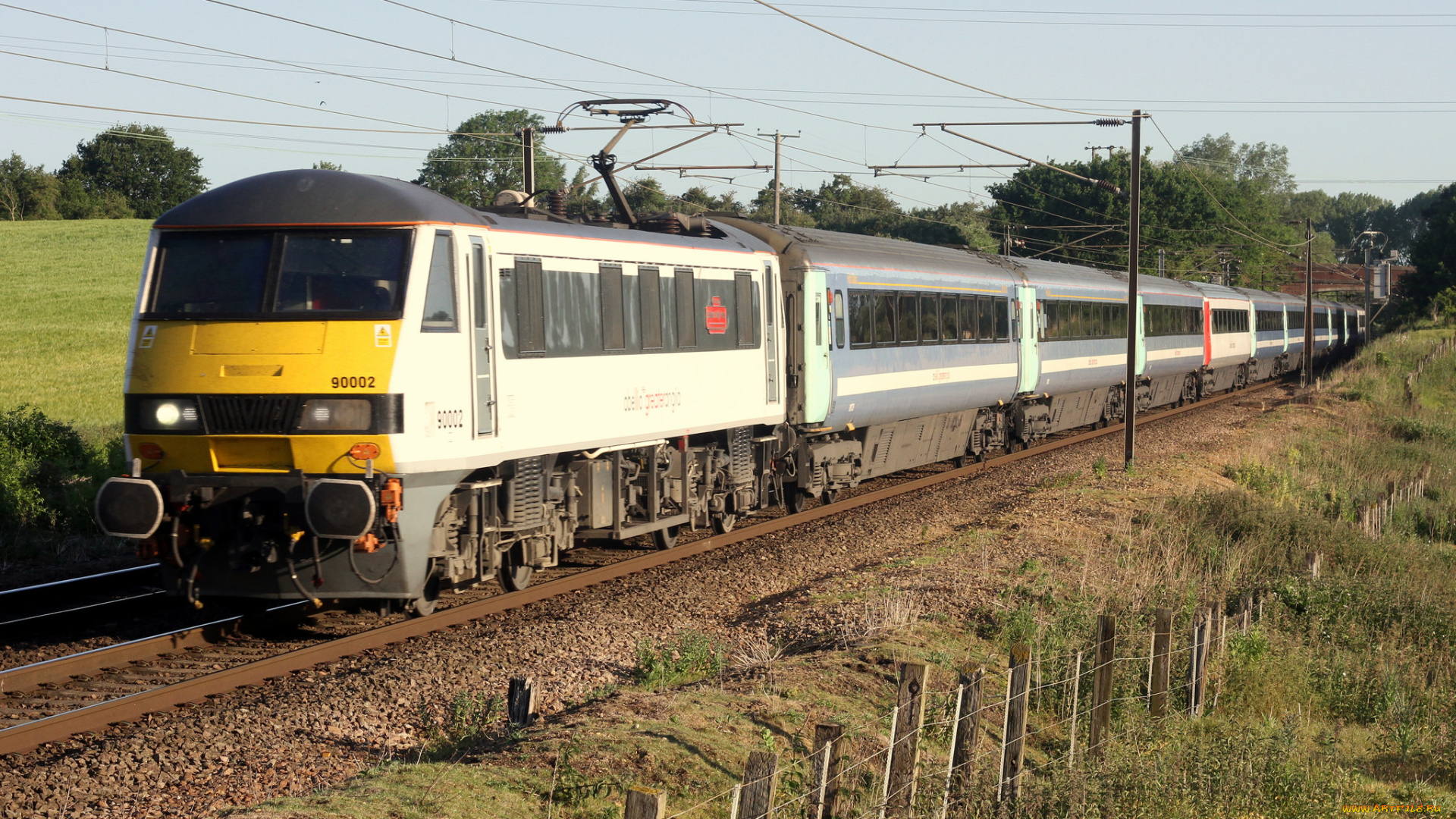 техника, электровозы, локомотив, рельсы, дорога, состав, железная