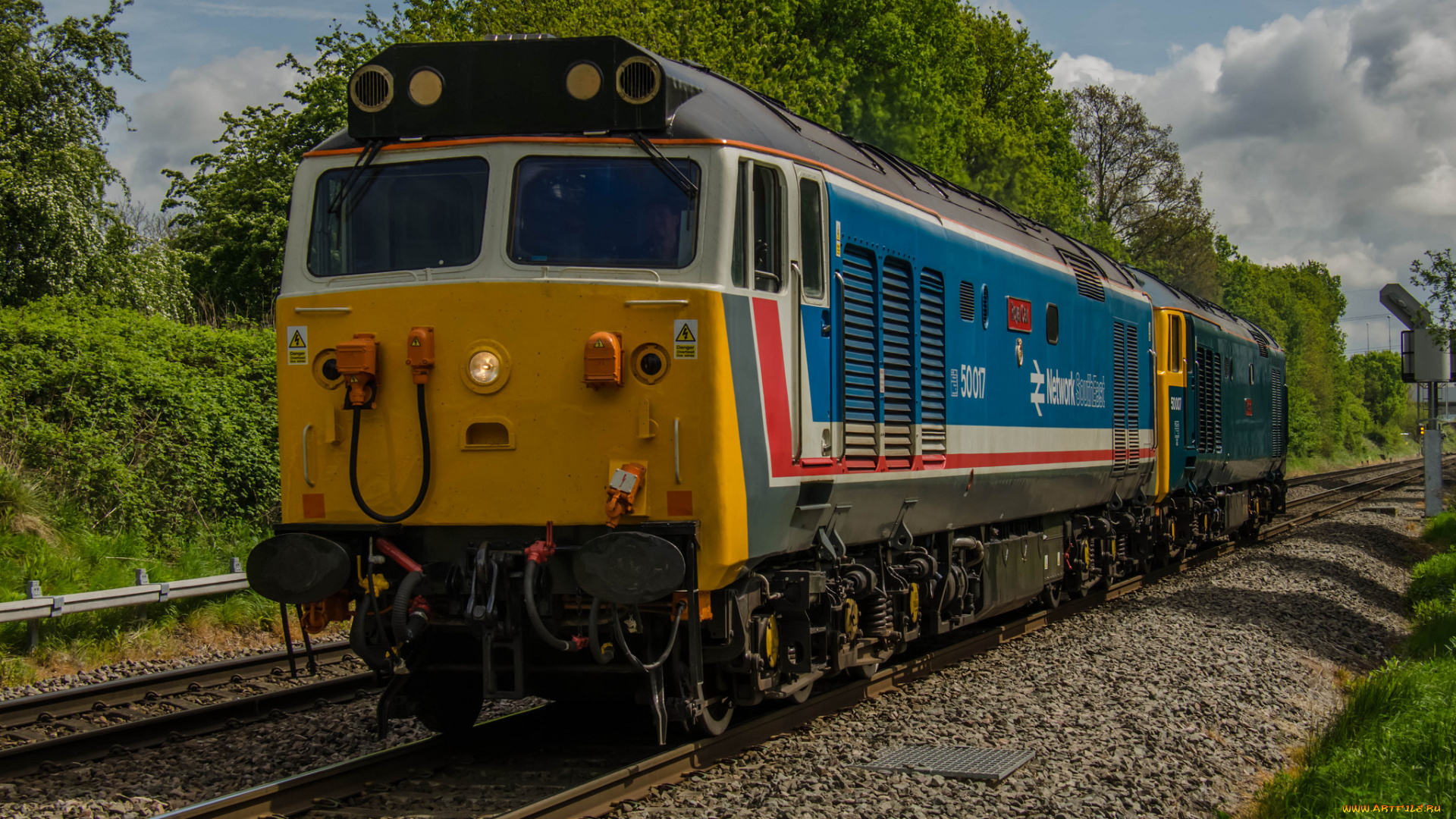 техника, локомотивы, дорога, железная, рельсы, локомотив