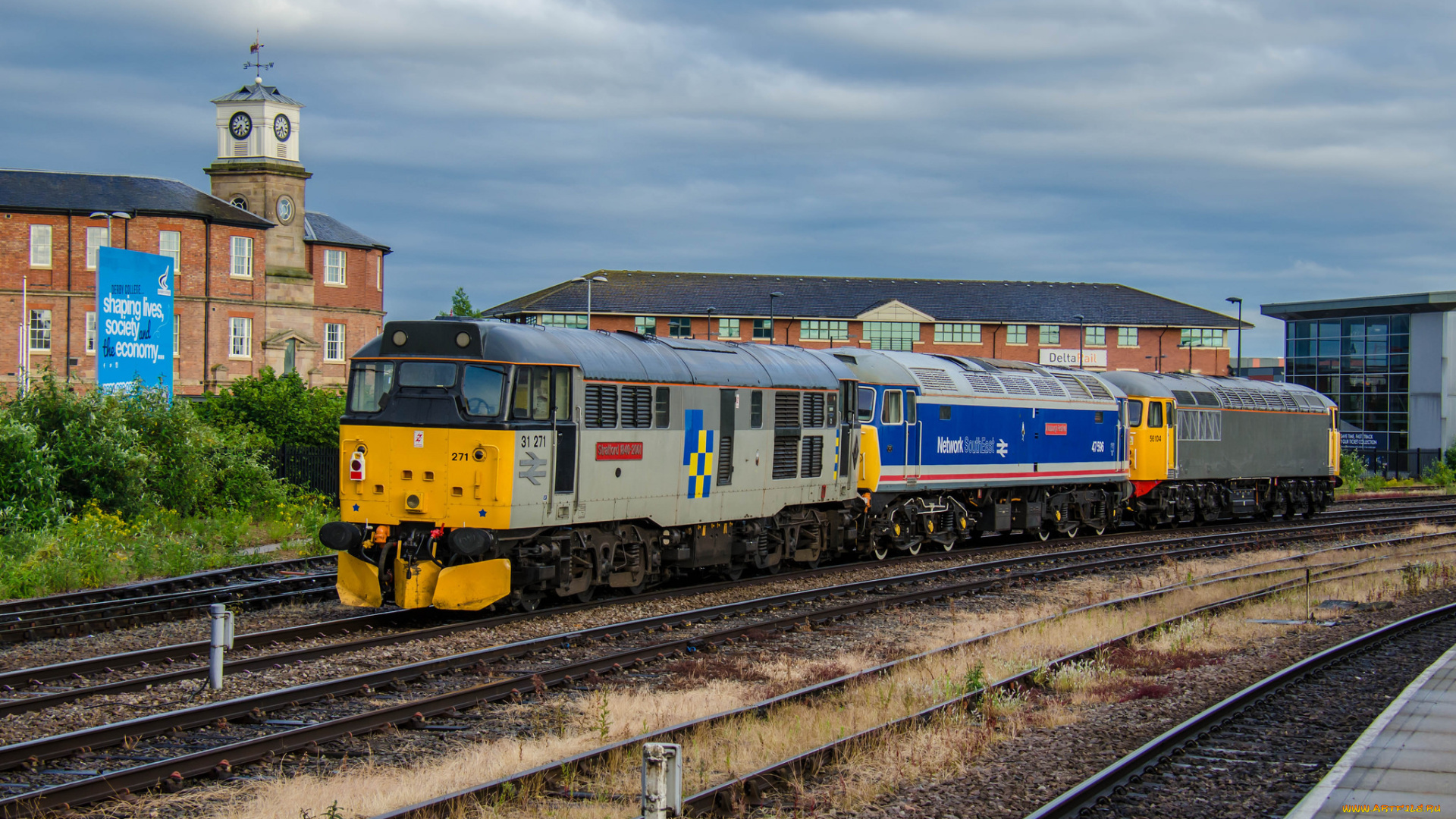 техника, локомотивы, рельсы, дорога, железная, локомотив