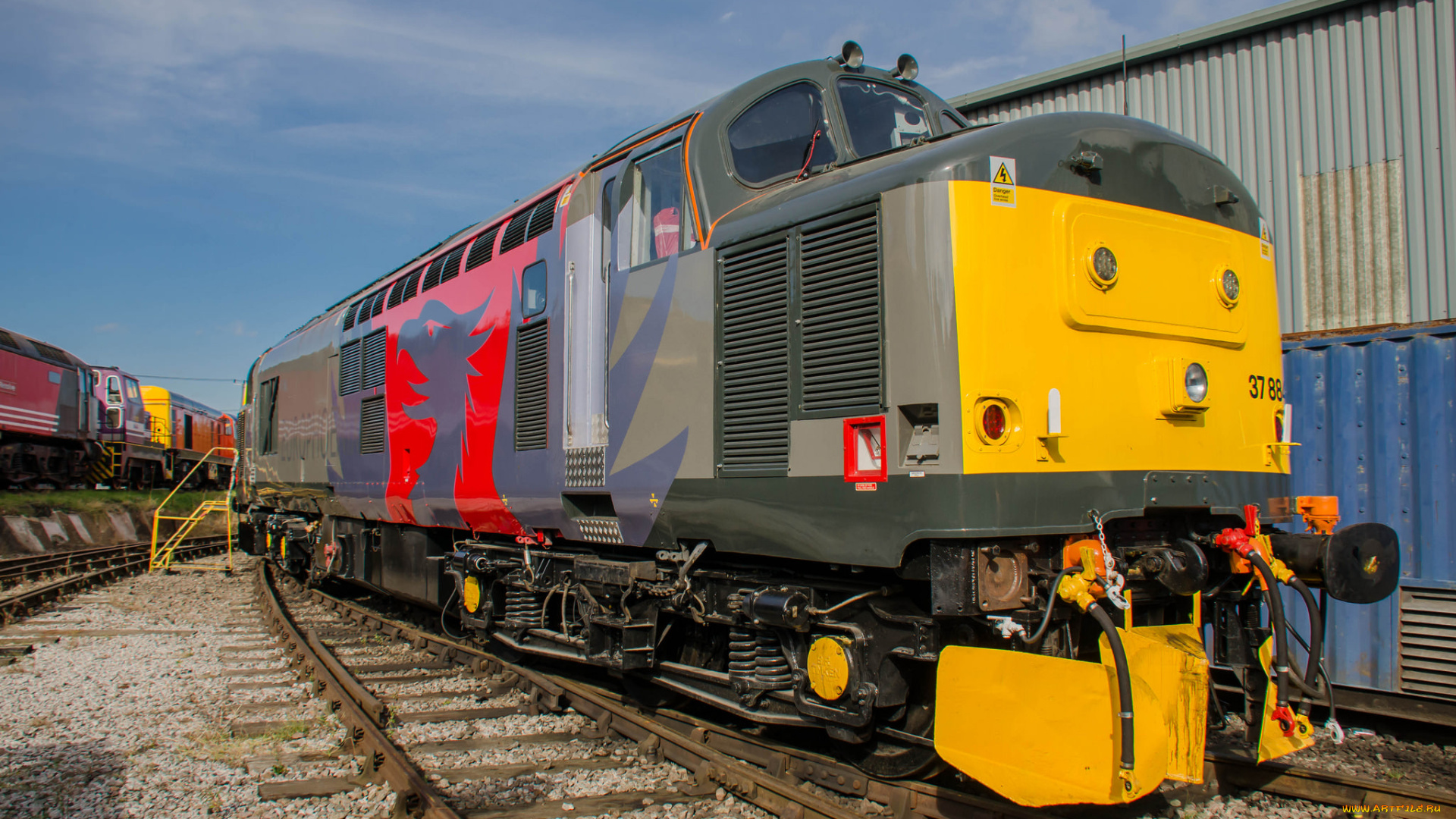 техника, локомотивы, железная, локомотив, рельсы, дорога