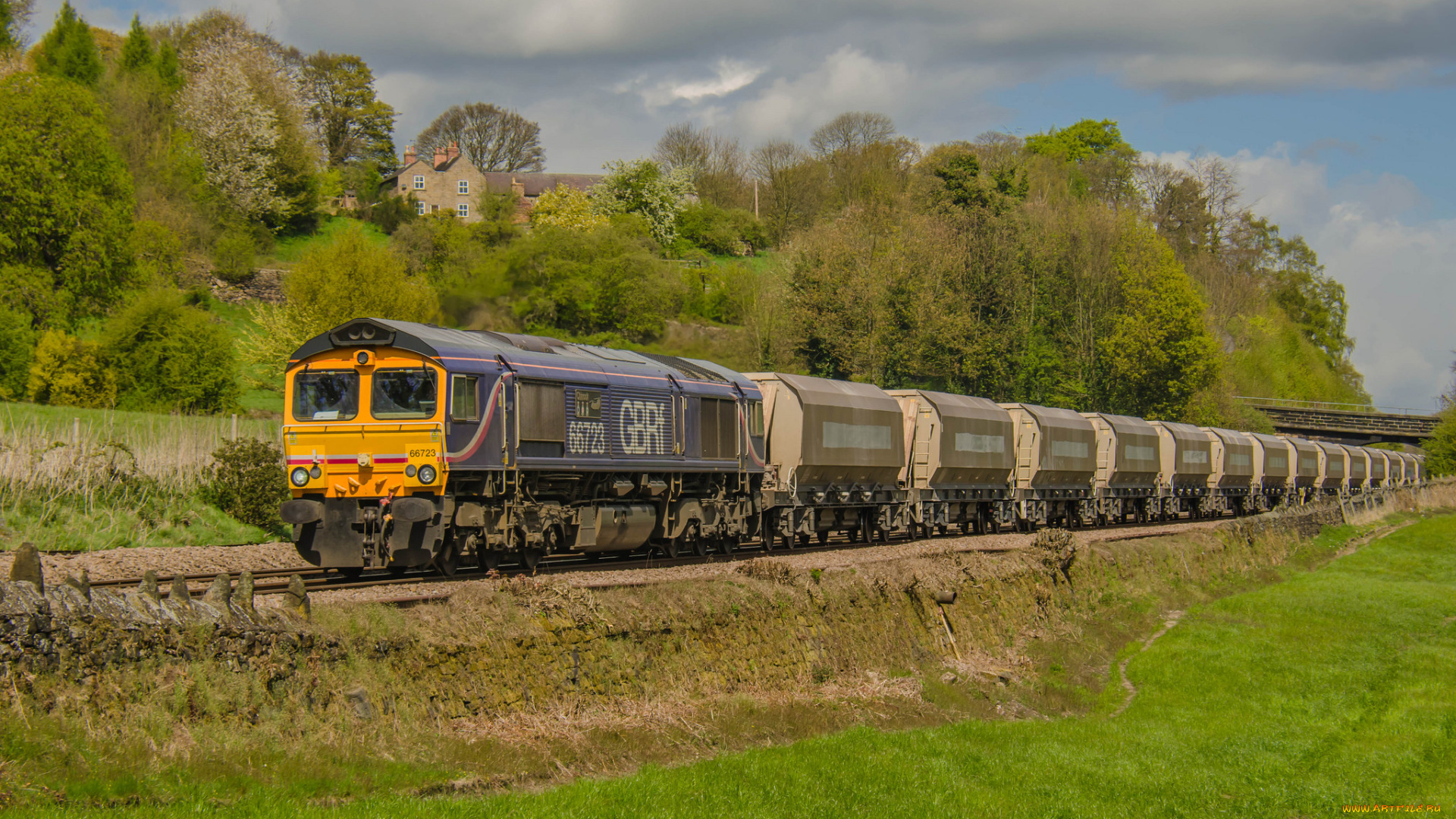 техника, поезда, дорога, железная, состав, локомотив, рельсы