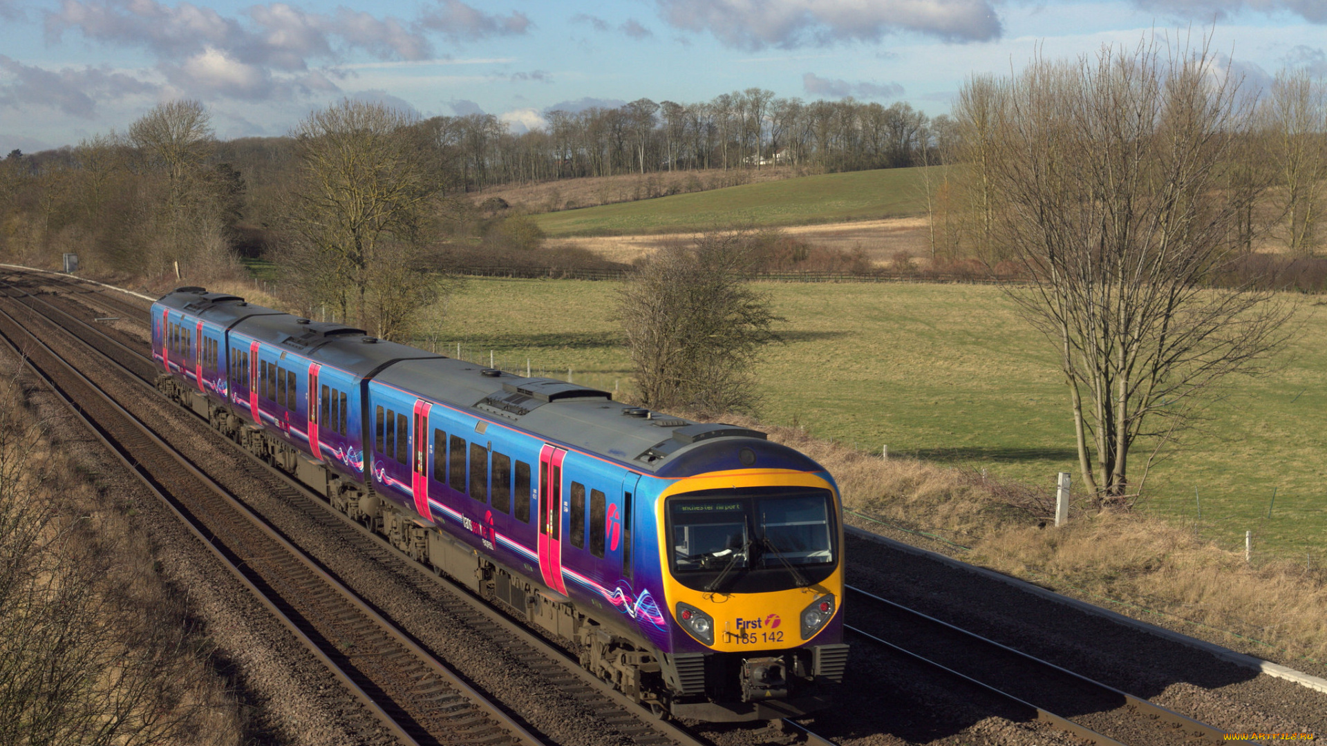 техника, поезда, локомотив, состав, рельсы, дорога, железная