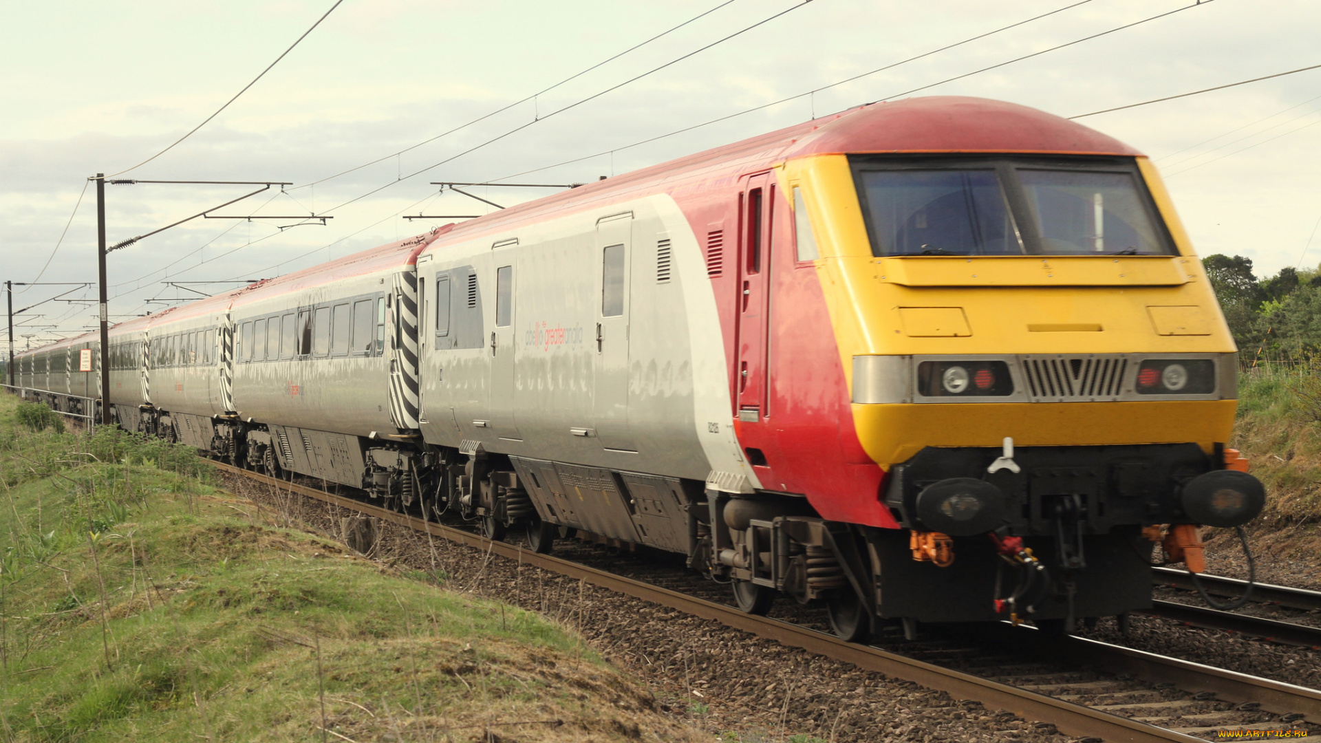 техника, поезда, рельсы, локомотив, дорога, железная, состав