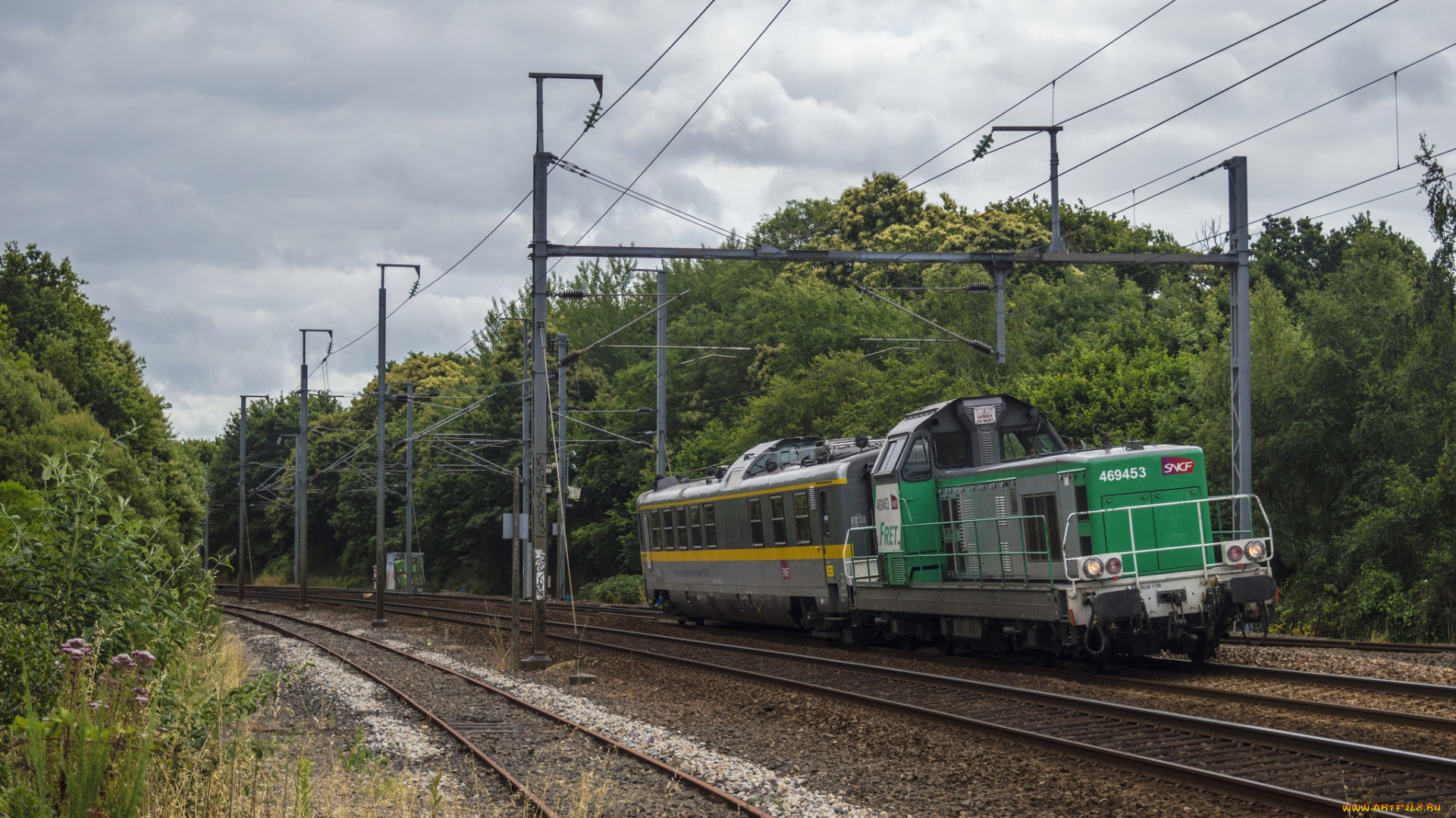 техника, поезда, рельсы, локомотив, состав, дорога, железная