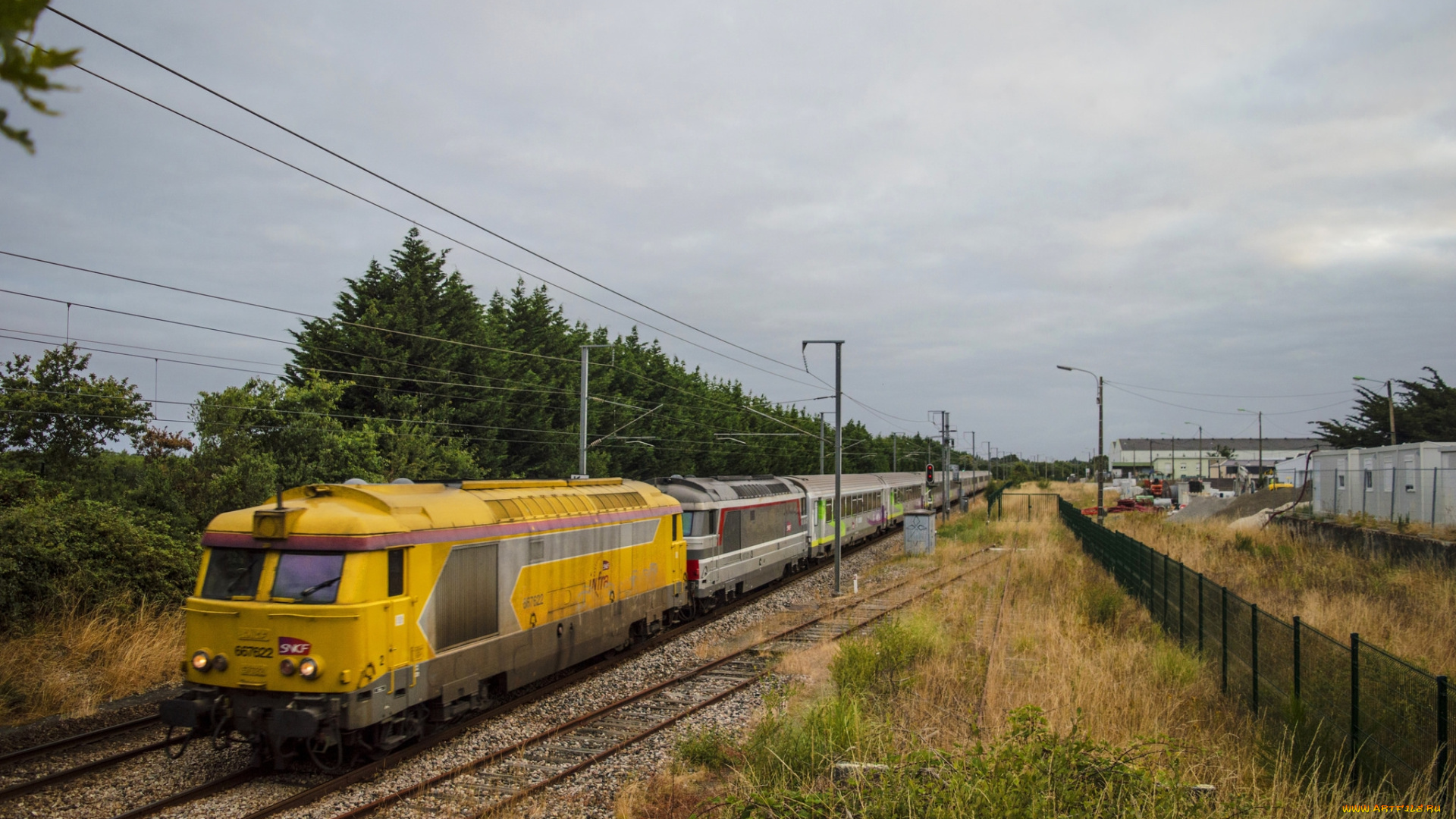 техника, поезда, состав, локомотив, рельсы, дорога, железная