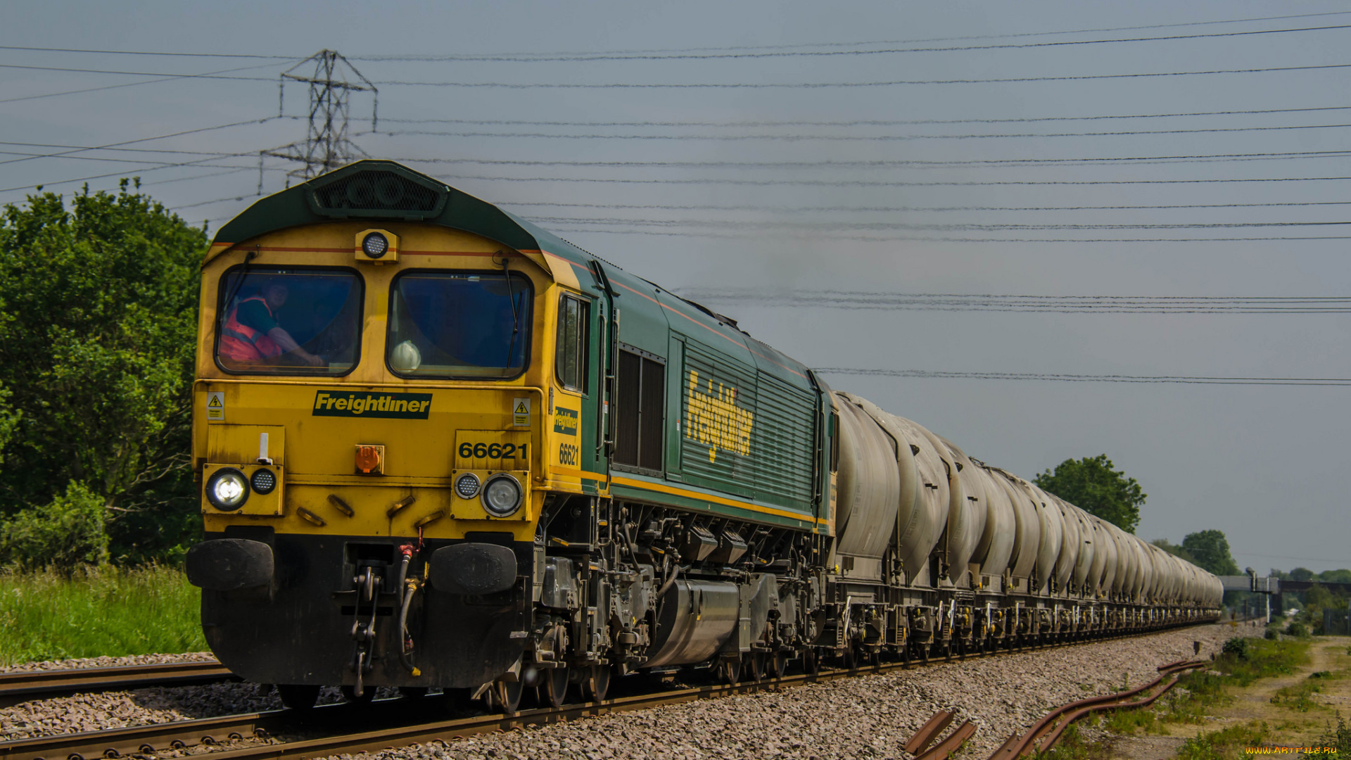 техника, поезда, состав, локомотив, рельсы, дорога, железная