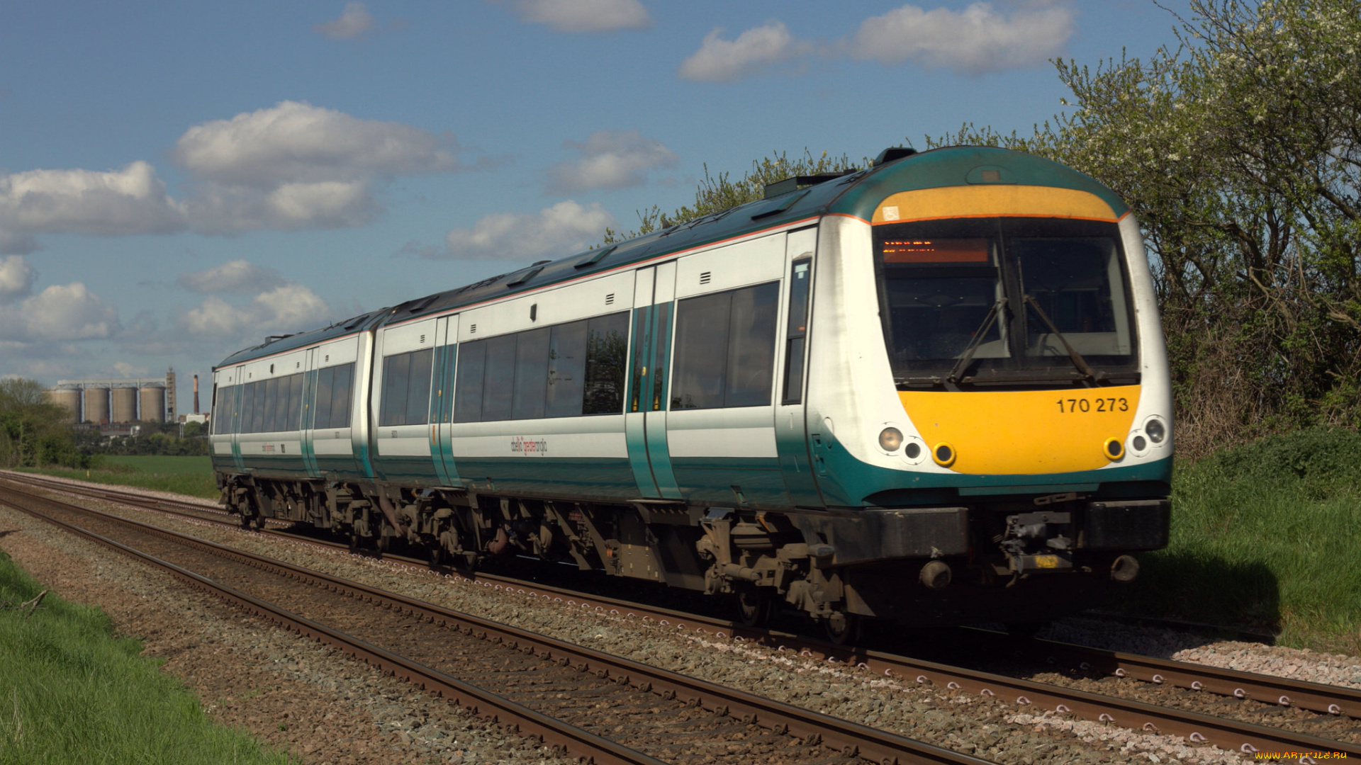 техника, поезда, железная, состав, локомотив, дорога, рельсы