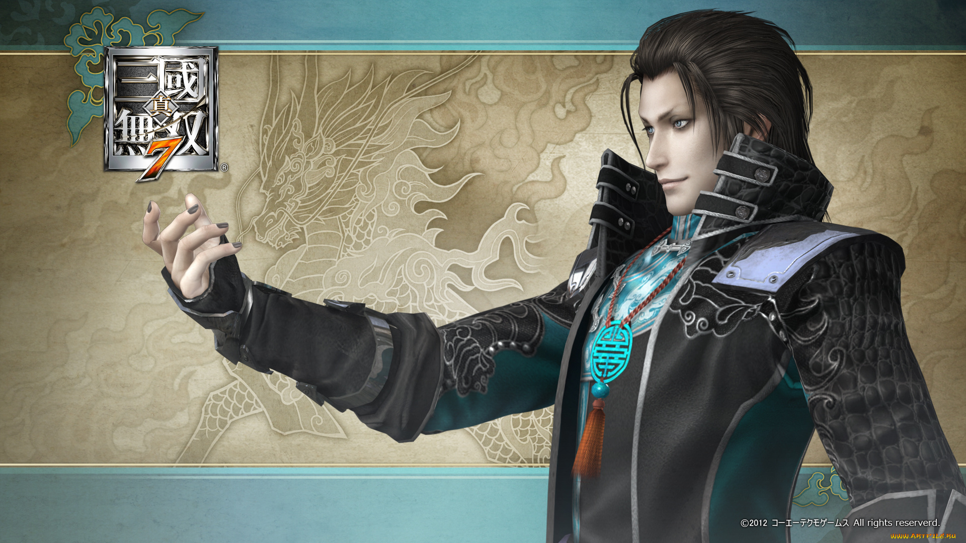 видео, игры, dynasty, warriors, одежда, жест, китайская, рисунок, дракон, jia, chong, парень, dynasty, warriors