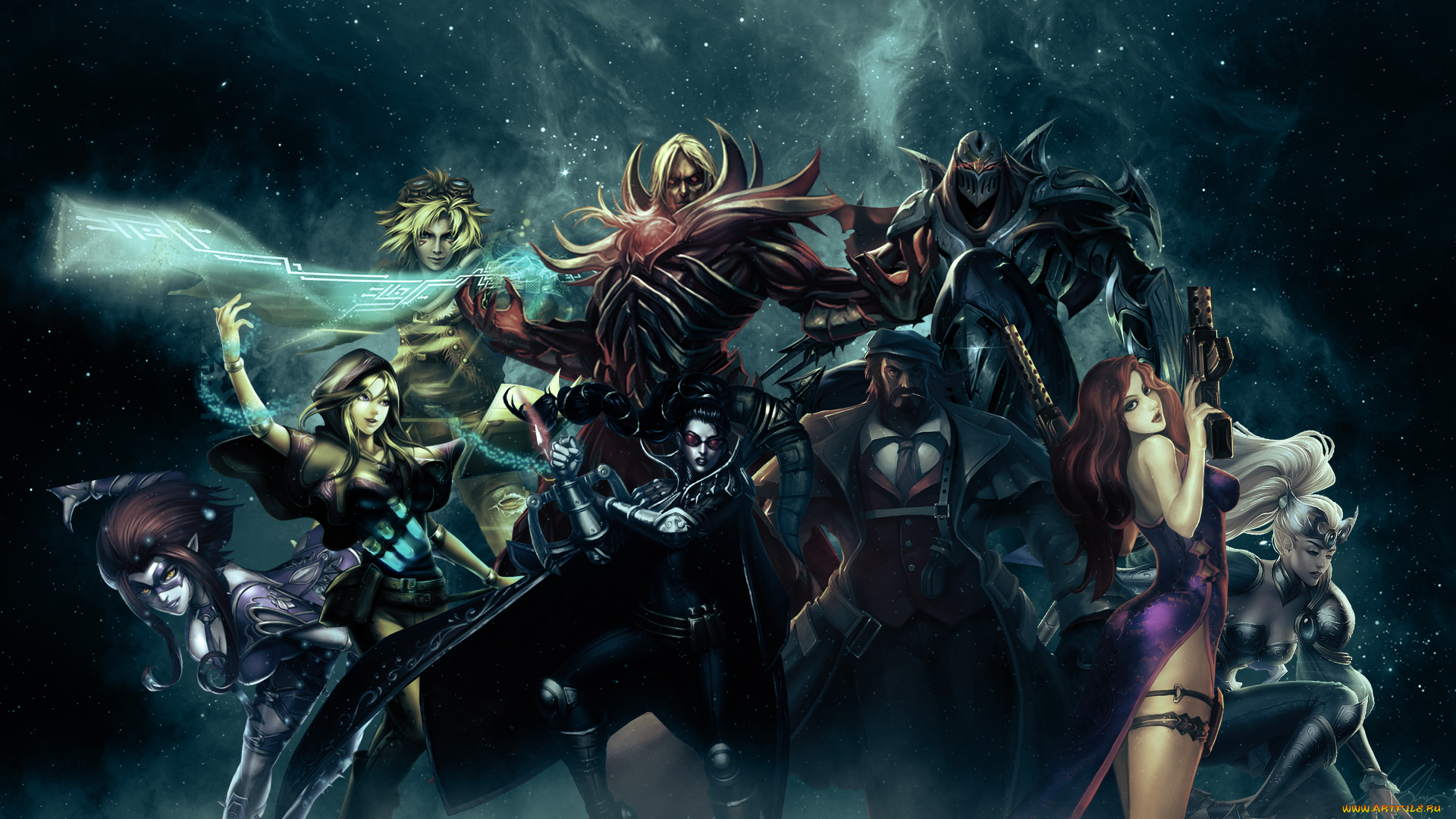 видео, игры, league, of, legends, персонажи