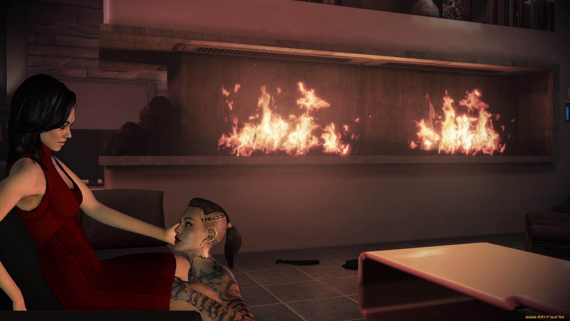 видео, игры, star, wars, девушки, взгляд, фон