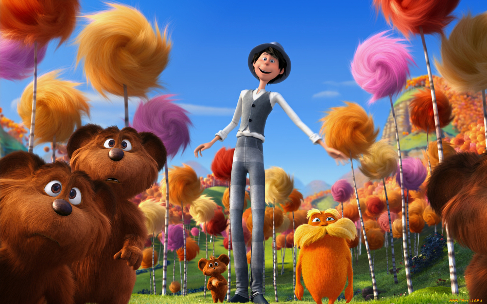 мультфильмы, dr, , seuss`, the, lorax, персонаж