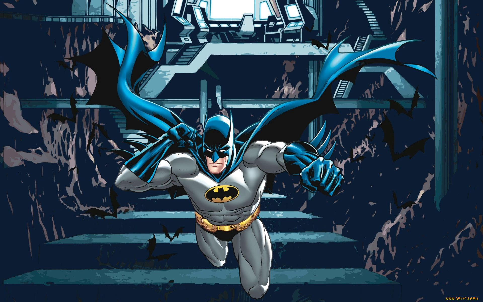 рисованное, комиксы, batman, фон