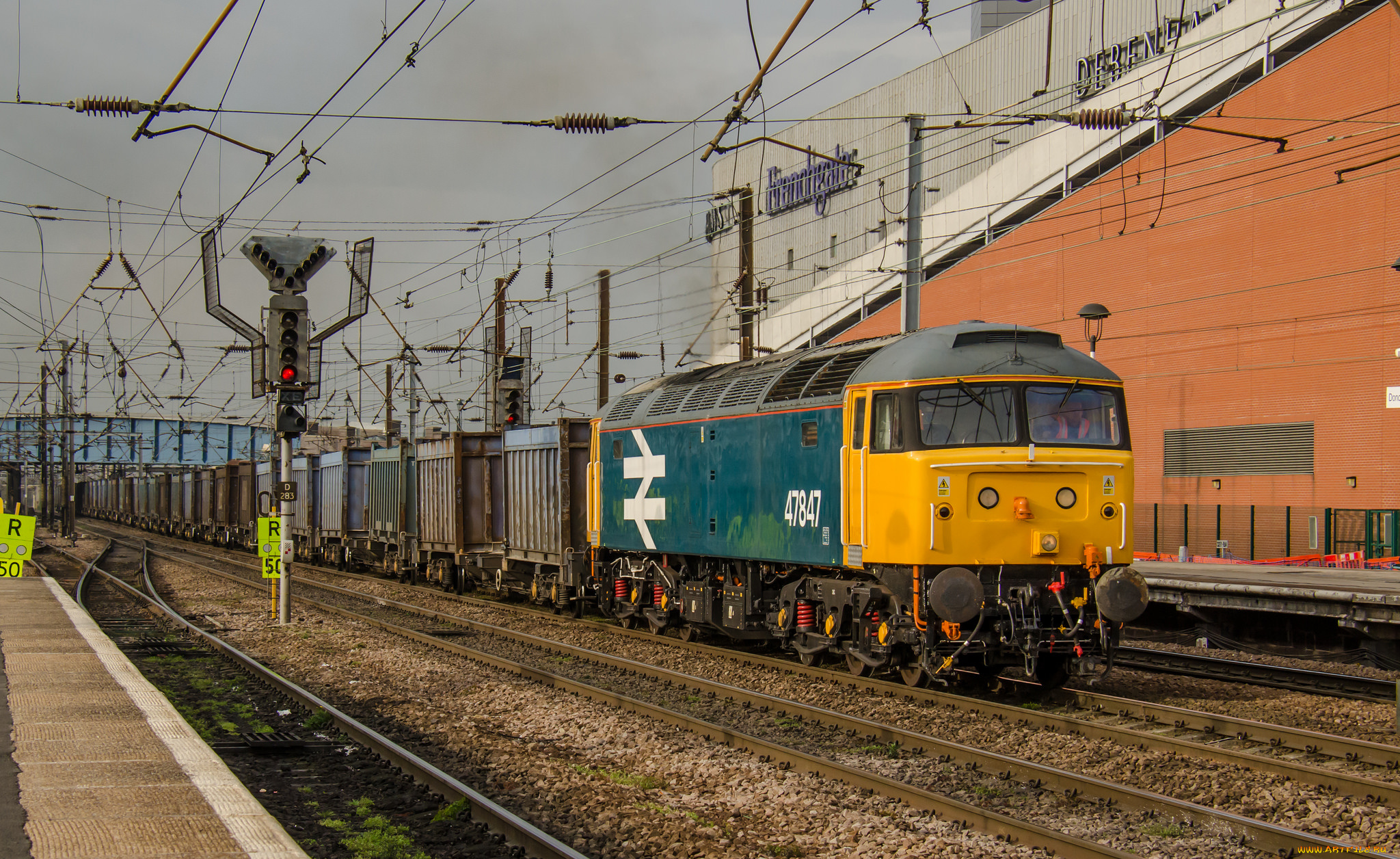 техника, поезда, рельсы, дорога, железная, состав, локомотив