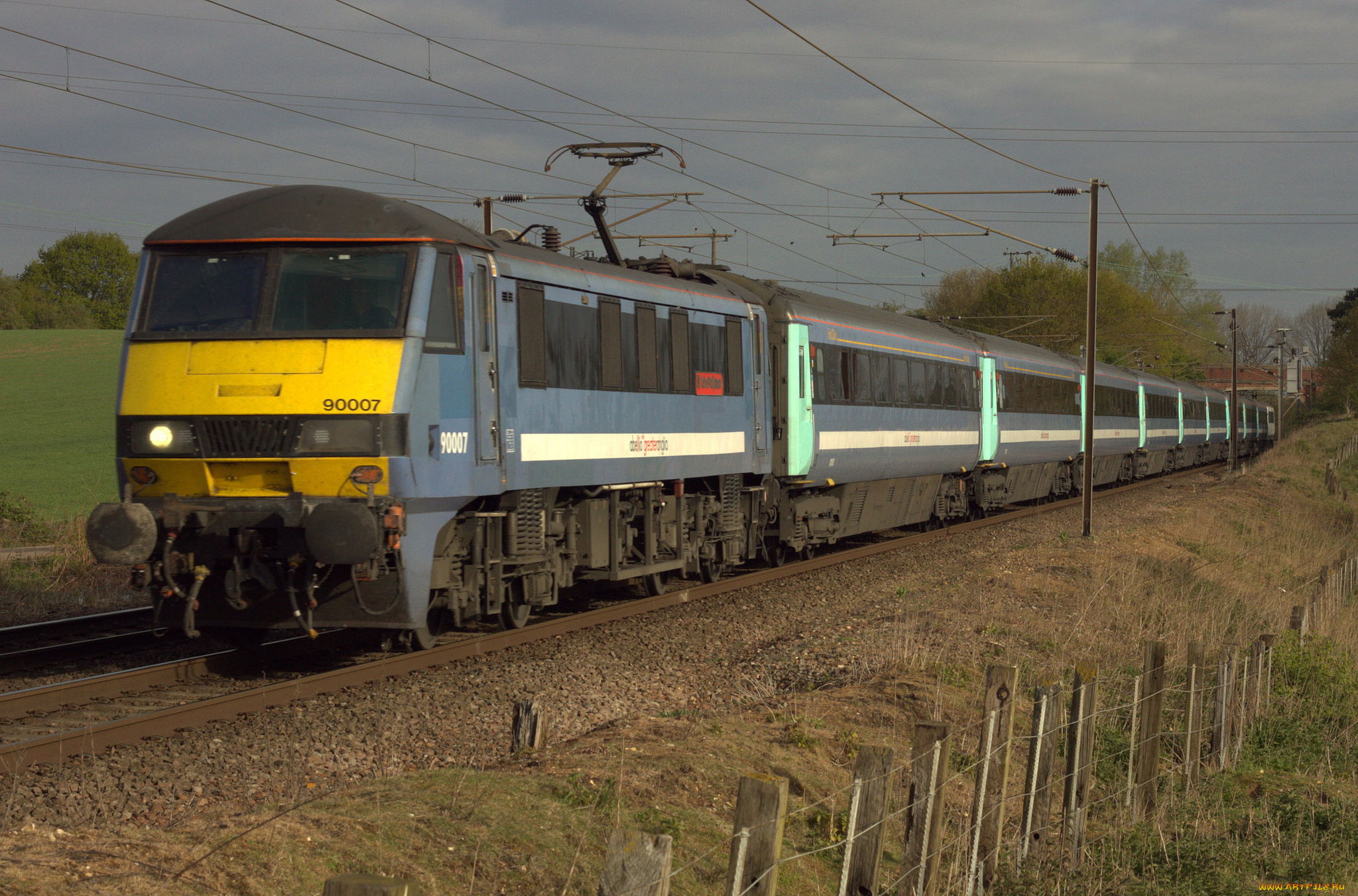 техника, электровозы, состав, локомотив, рельсы, дорога, железная