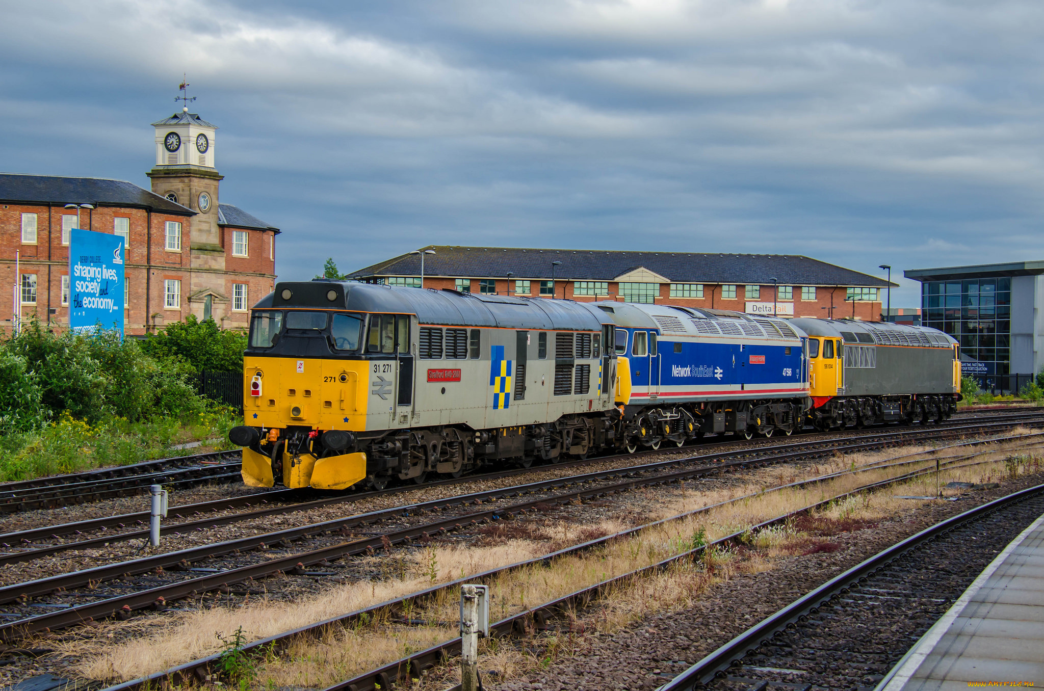 техника, локомотивы, рельсы, дорога, железная, локомотив