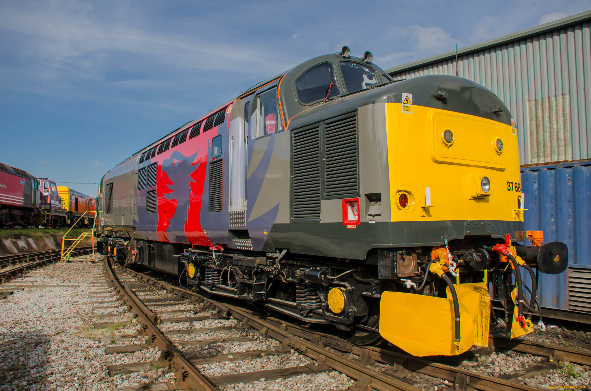 техника, локомотивы, железная, локомотив, рельсы, дорога