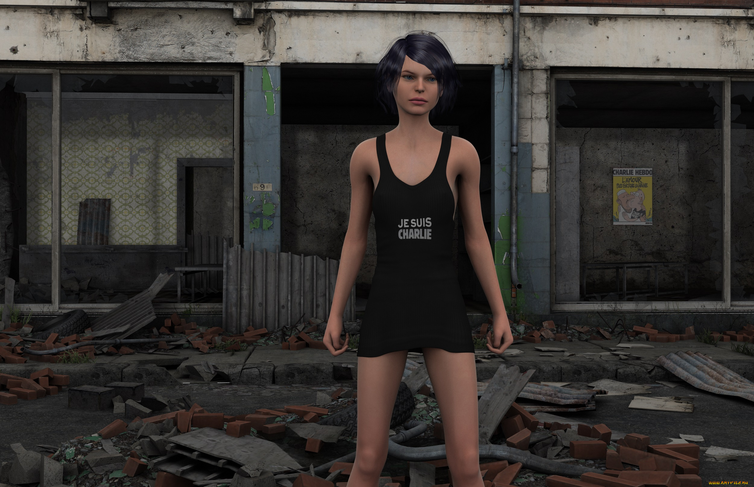 3д, графика, люди, , people, девушка, взгляд, фон