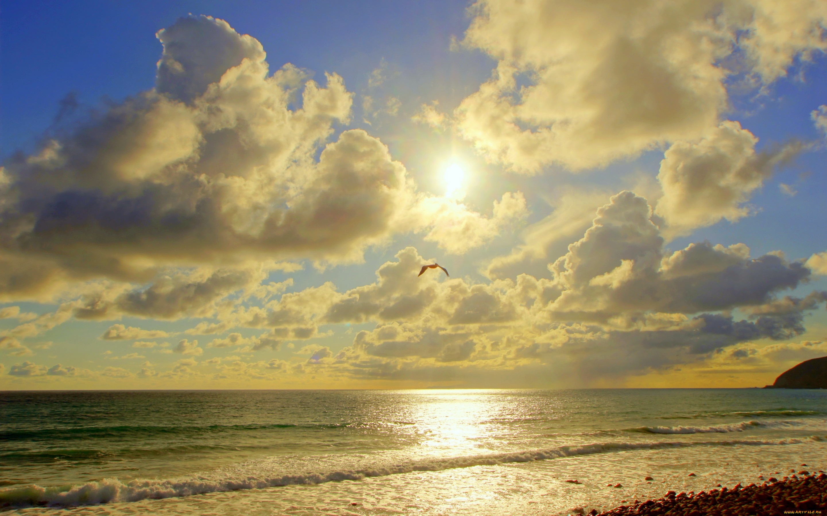 природа, восходы, закаты, побережье, море, malibu, калифорния, облака, солнце, фото