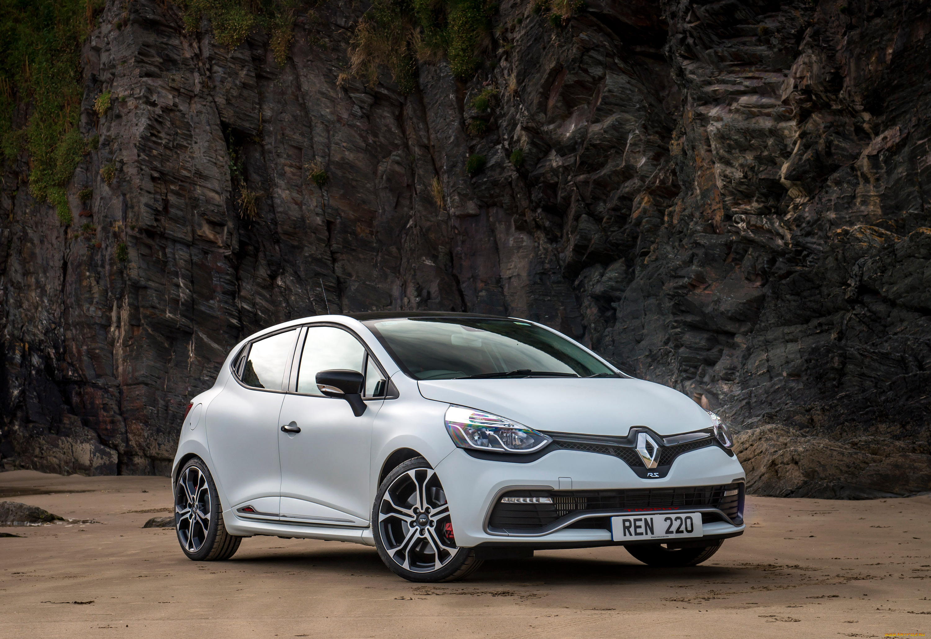 автомобили, renault, 2015г, renaultsport, 220, clio, светлый, trophy