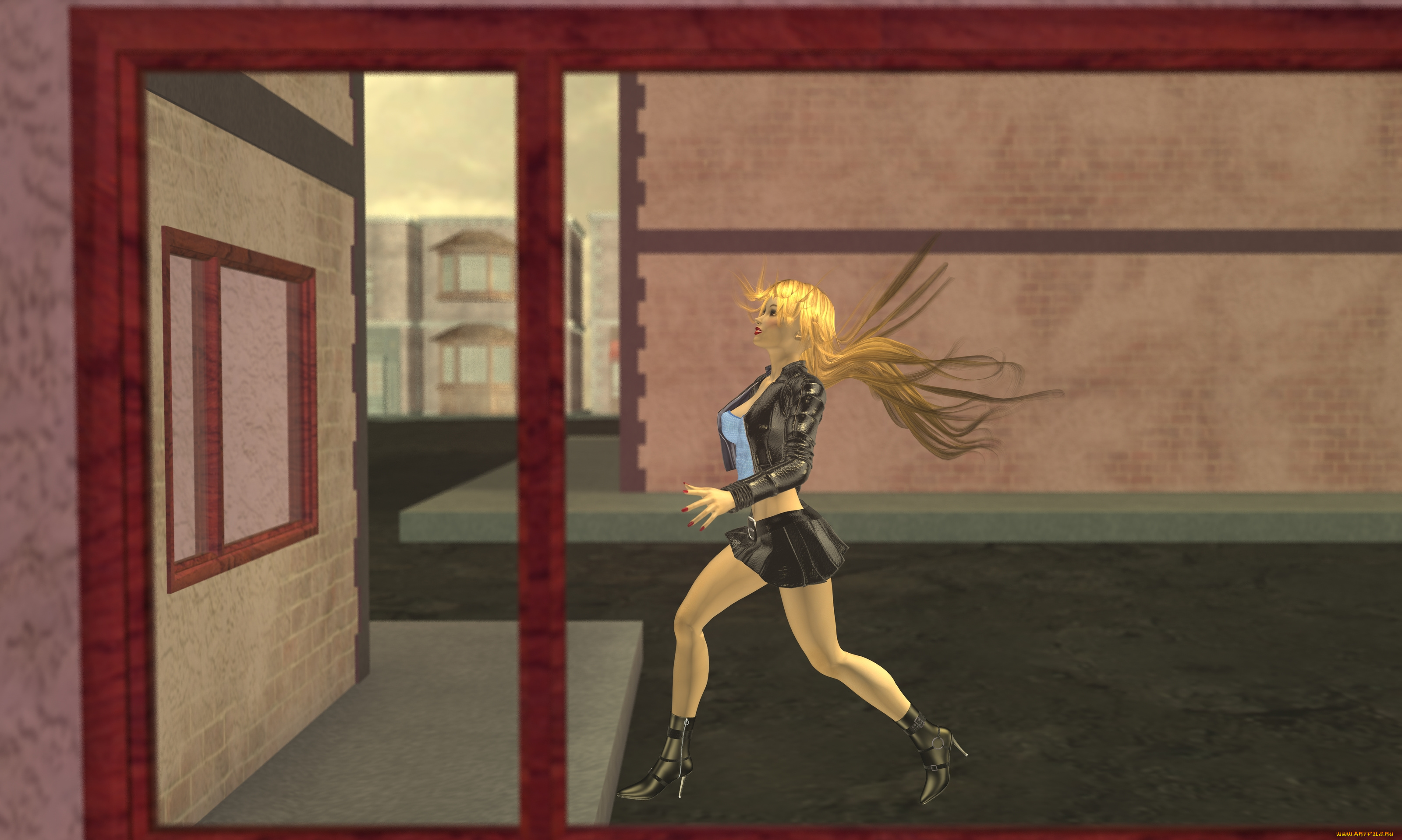 3д, графика, люди, , people, фон, взгляд, девушка