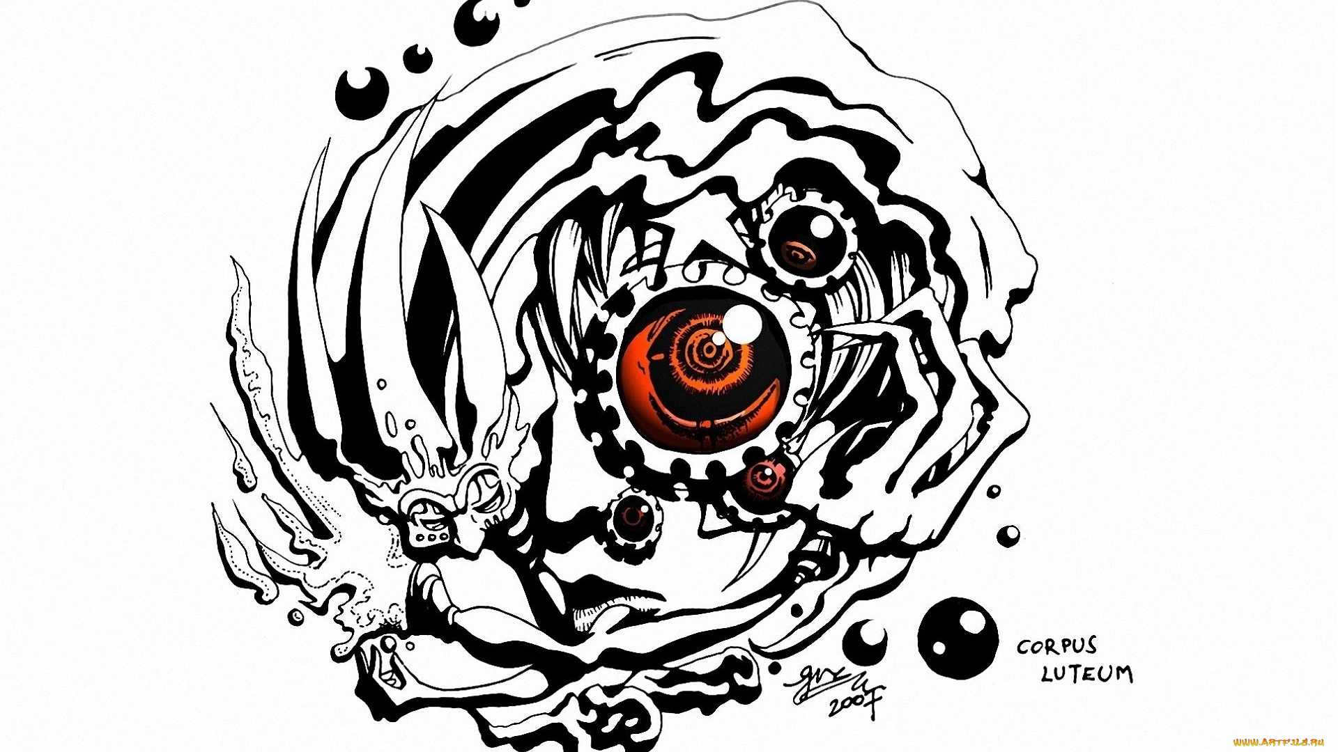 аниме, , gray-man, монстр