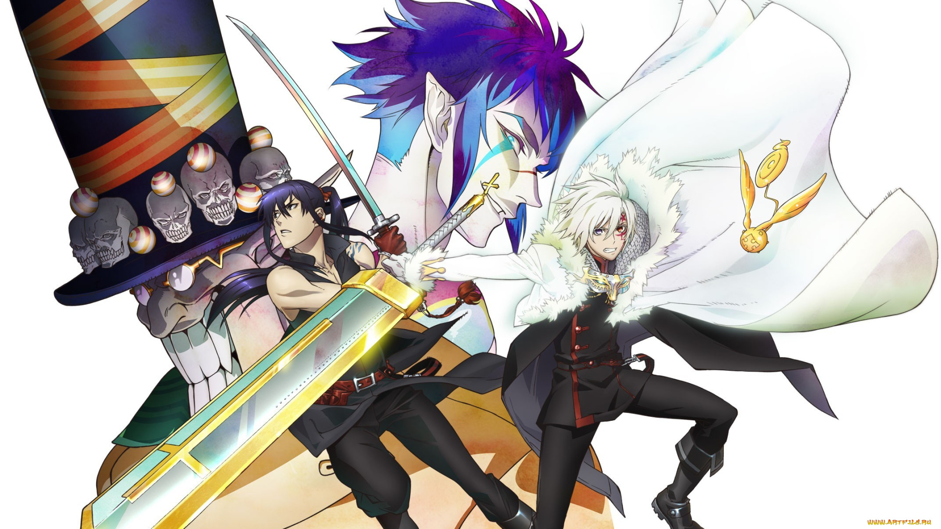 аниме, , gray-man, парни