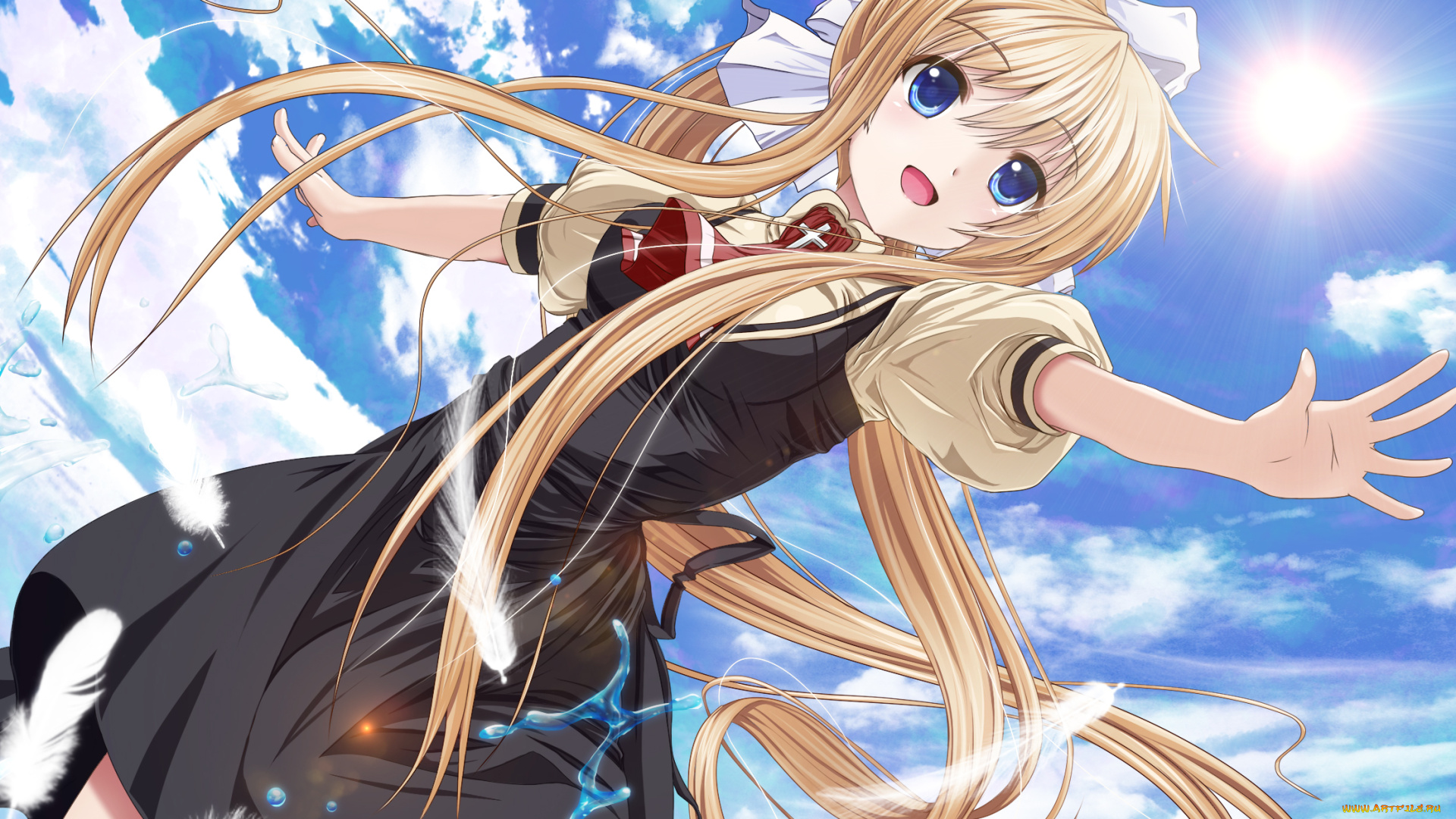 аниме, air, девочка