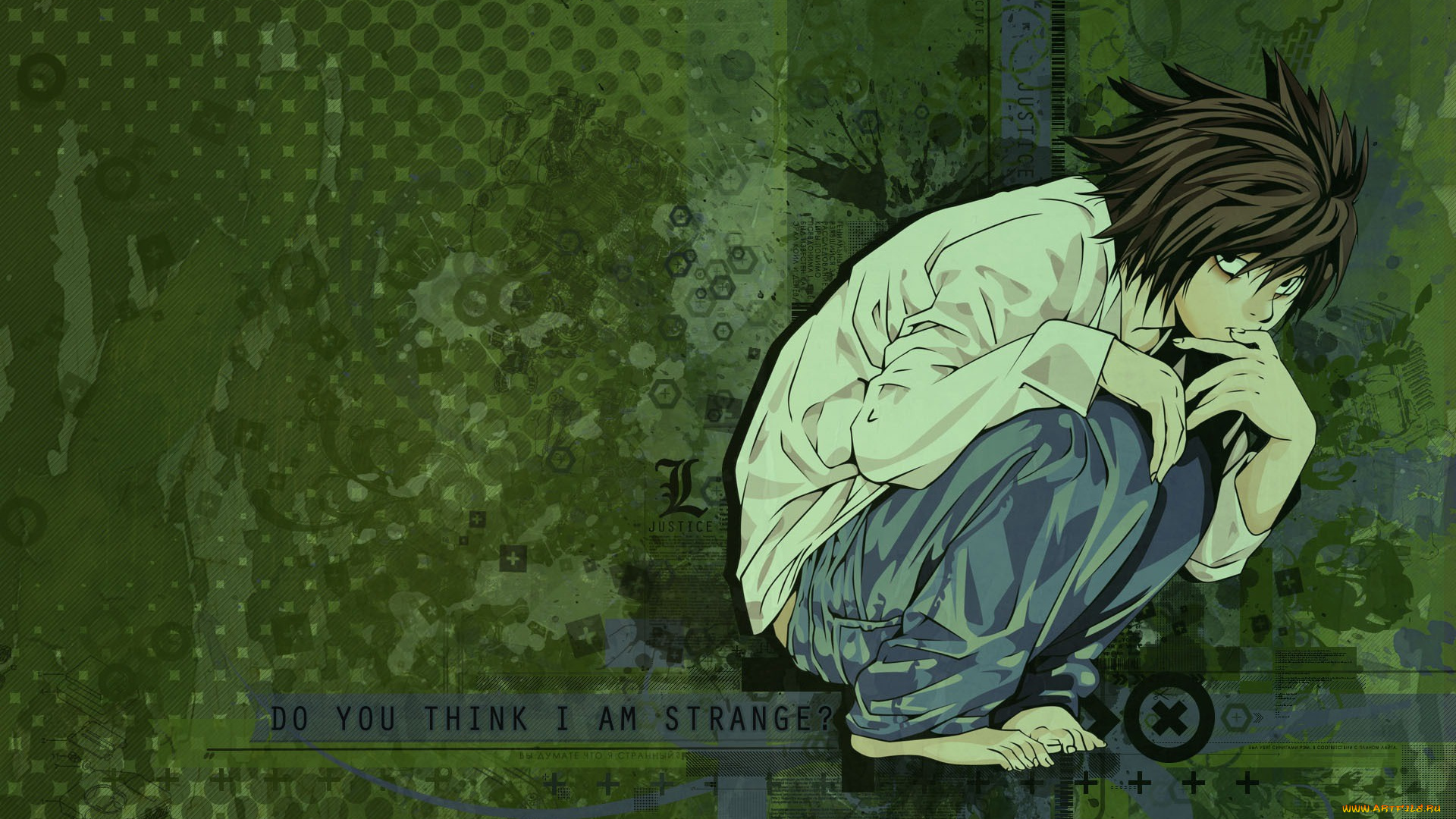 аниме, death, note, персонаж