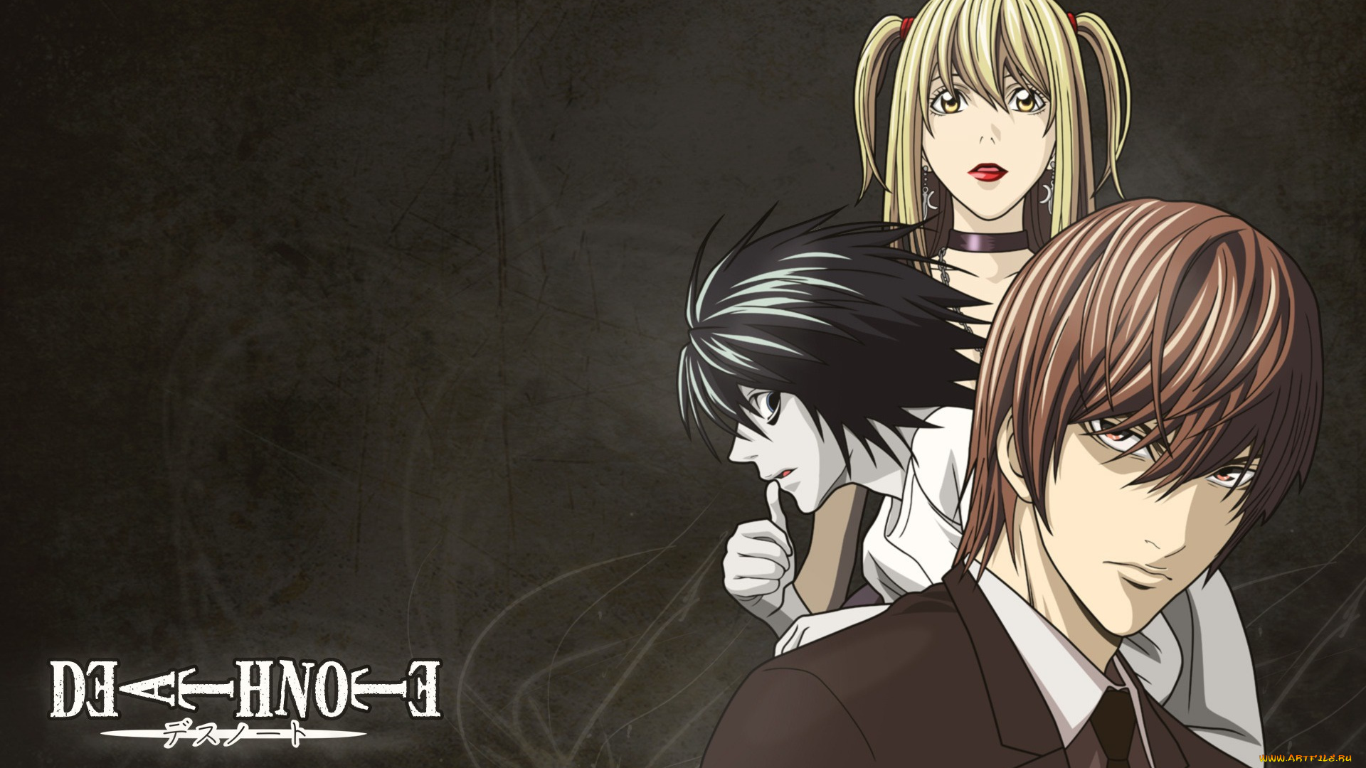 аниме, death, note, персонаж