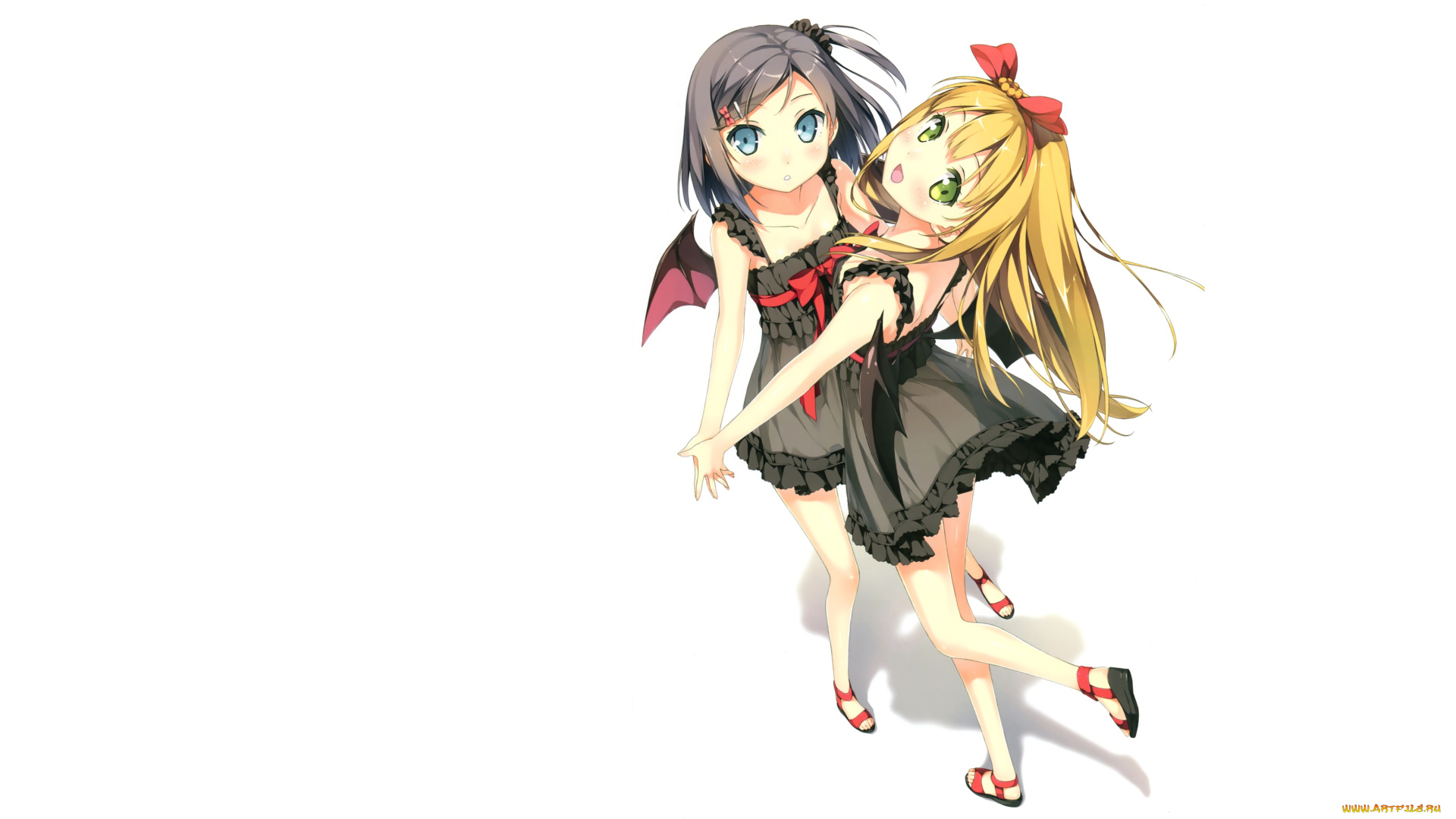 аниме, kantoku, , artbook, девочки