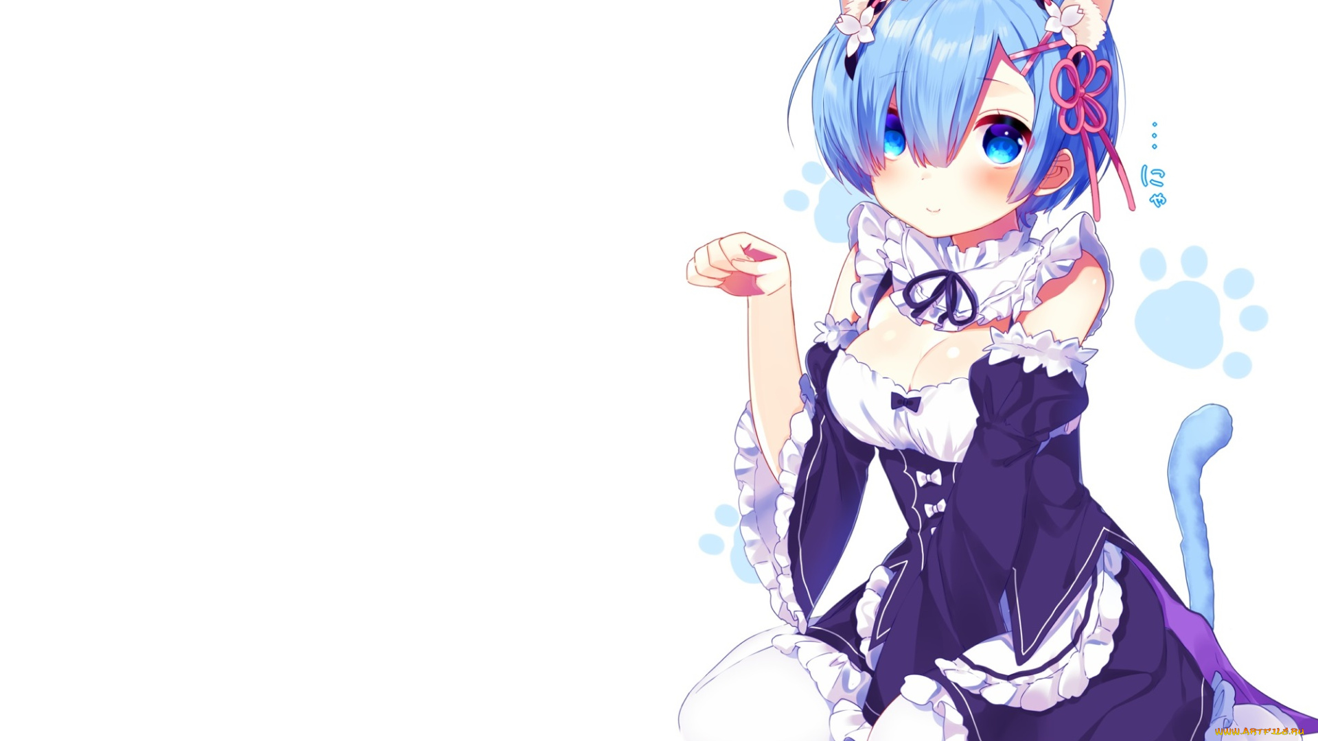 аниме, re, , zero, kara, hajimeru, isekai, seikatsu, рем