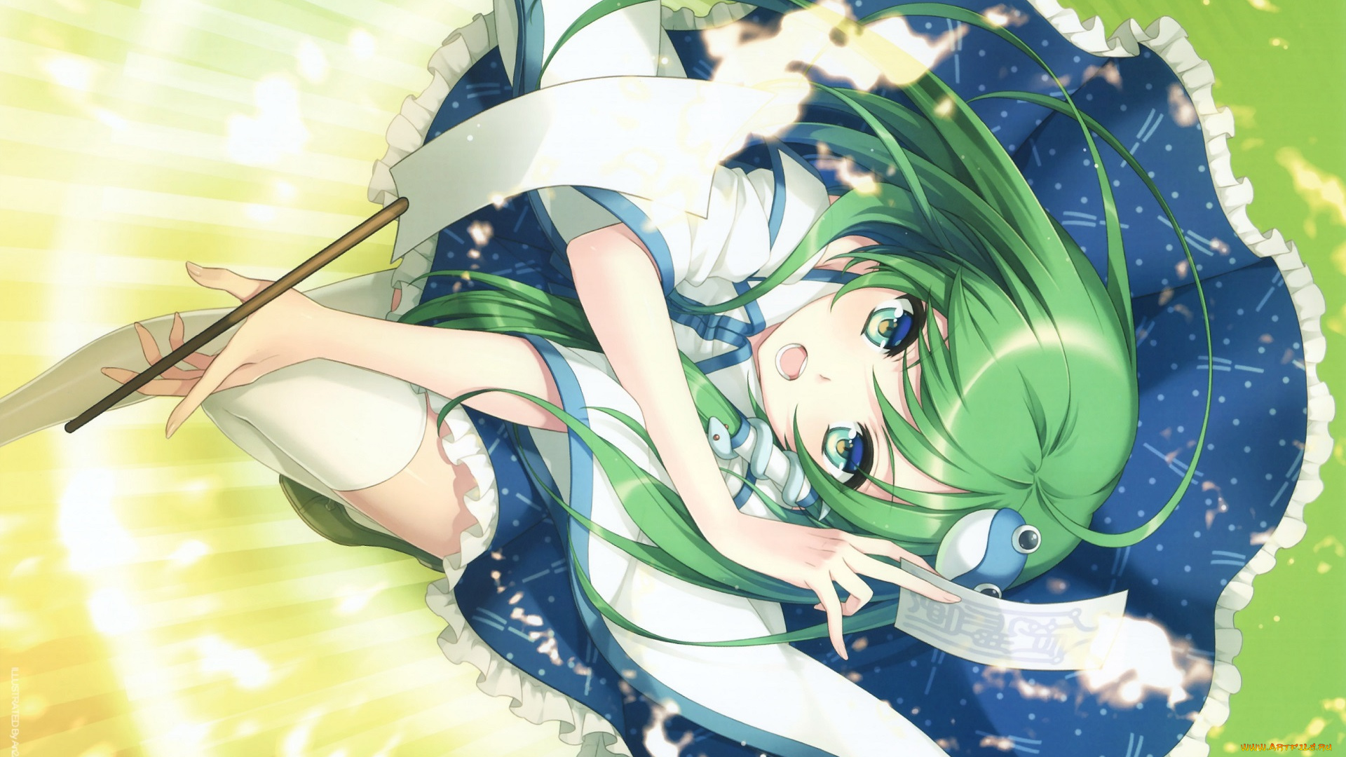 аниме, touhou, девушка